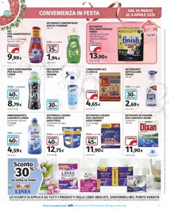 Anteprima del volantino Ipercoop volantino valido a partire dal 26.03.2026 | Pagina: 25 | Prodotti: Detersivo in polvere, Candeggina, Anticalcare, Data