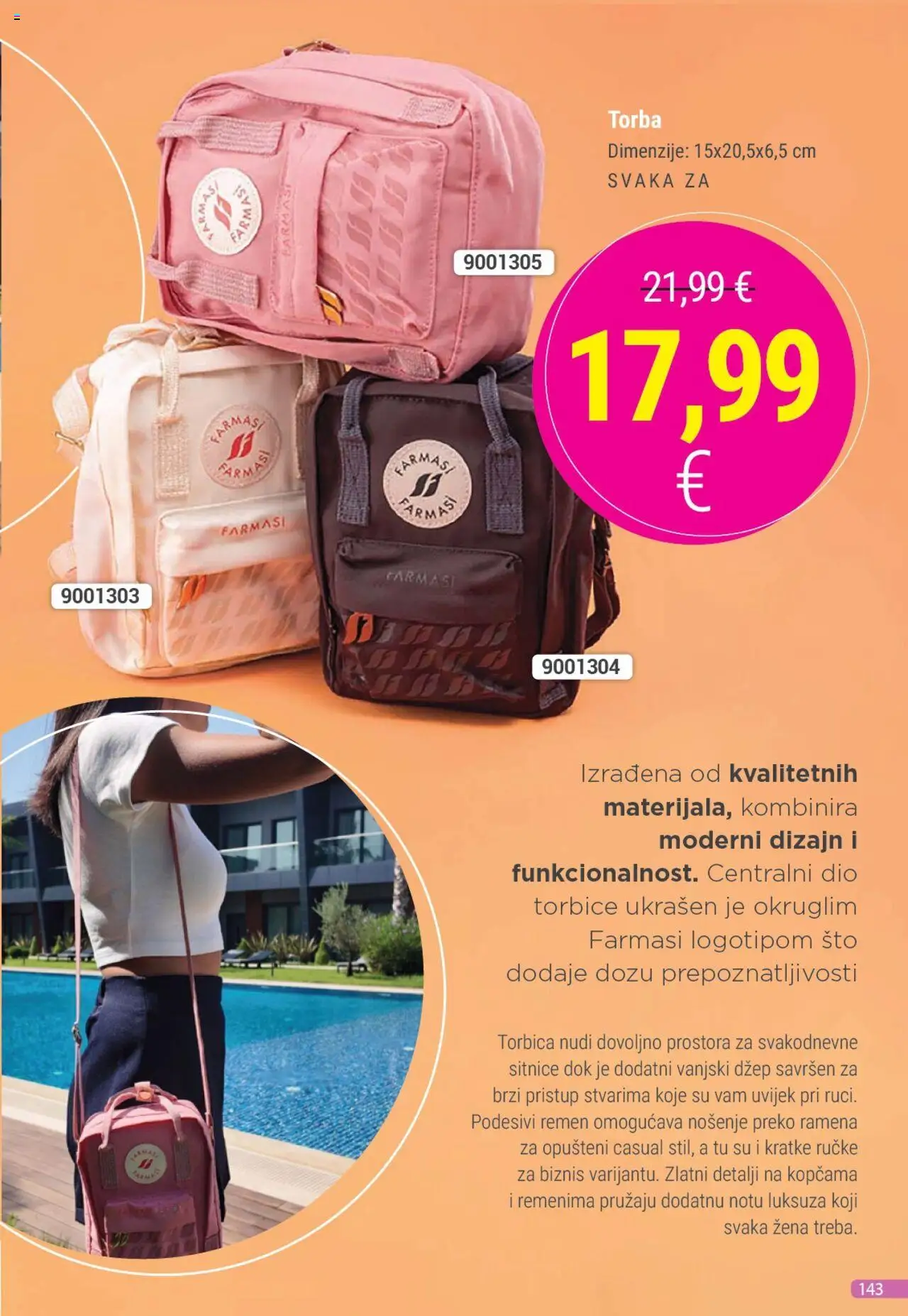 Farmasi katalog | vrijedi od 01.07.2025 | Stranica: 143 | Proizvodi: Torbica, Torba