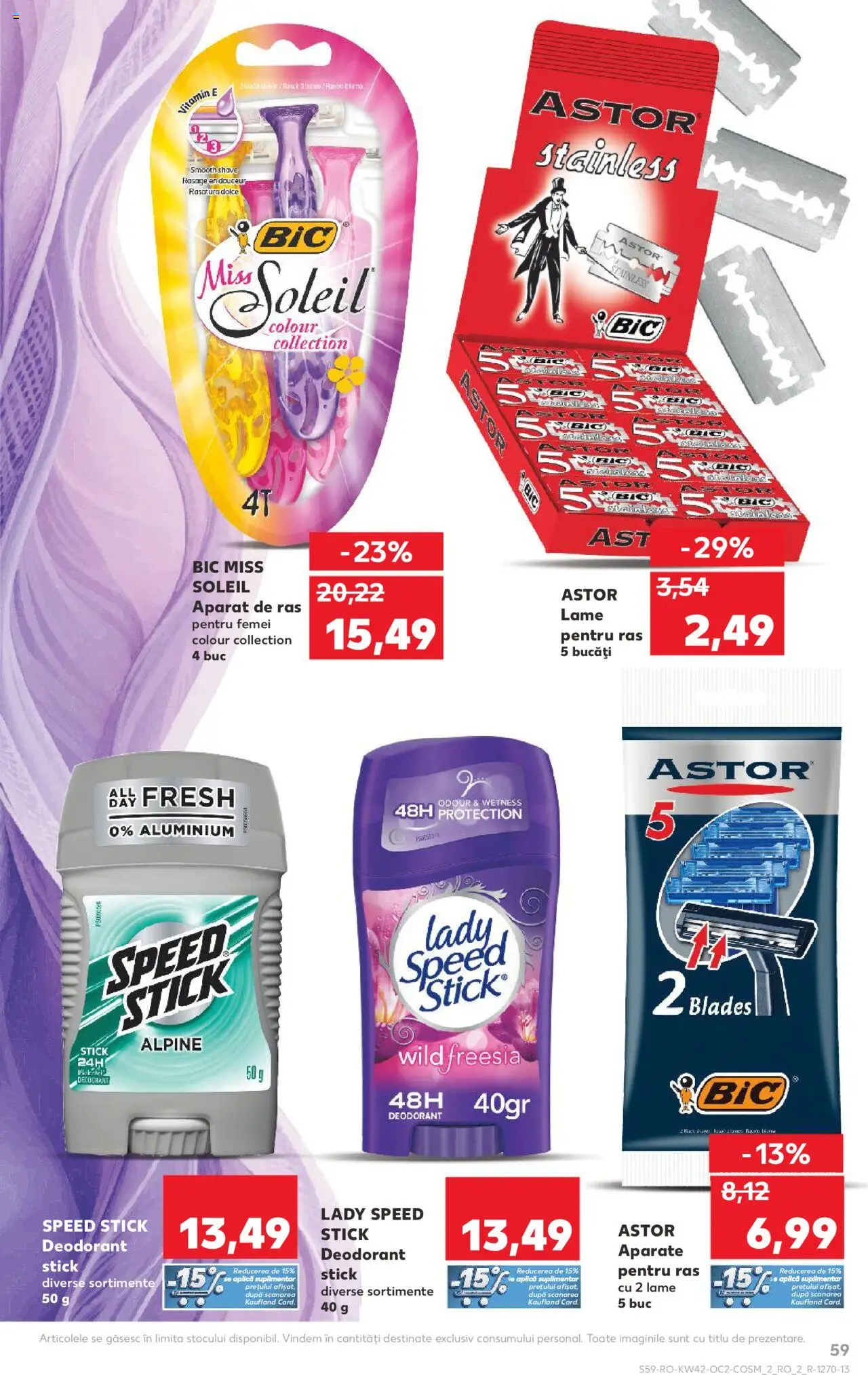 Kaufland RO akciós ujság - amely érvényes a következő dátumtól: 15.10.2025 | Oldal: 59