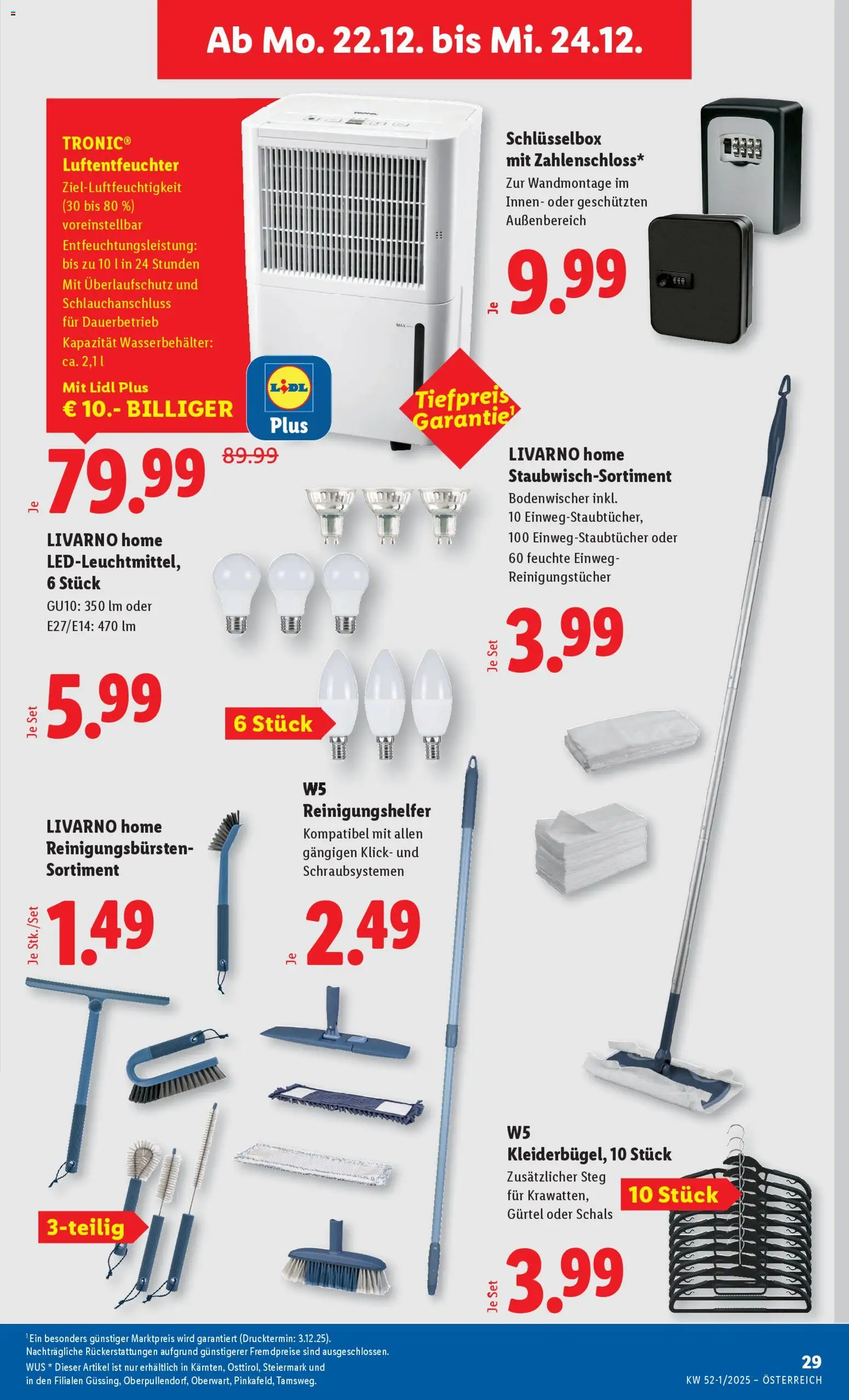 Lidl Flugblatt - Oberpullendorf, Güssing, Oberwart gültig ab 18.12.2025 | Seite: 33 | Produkte: Gürtel, Reinigungstücher