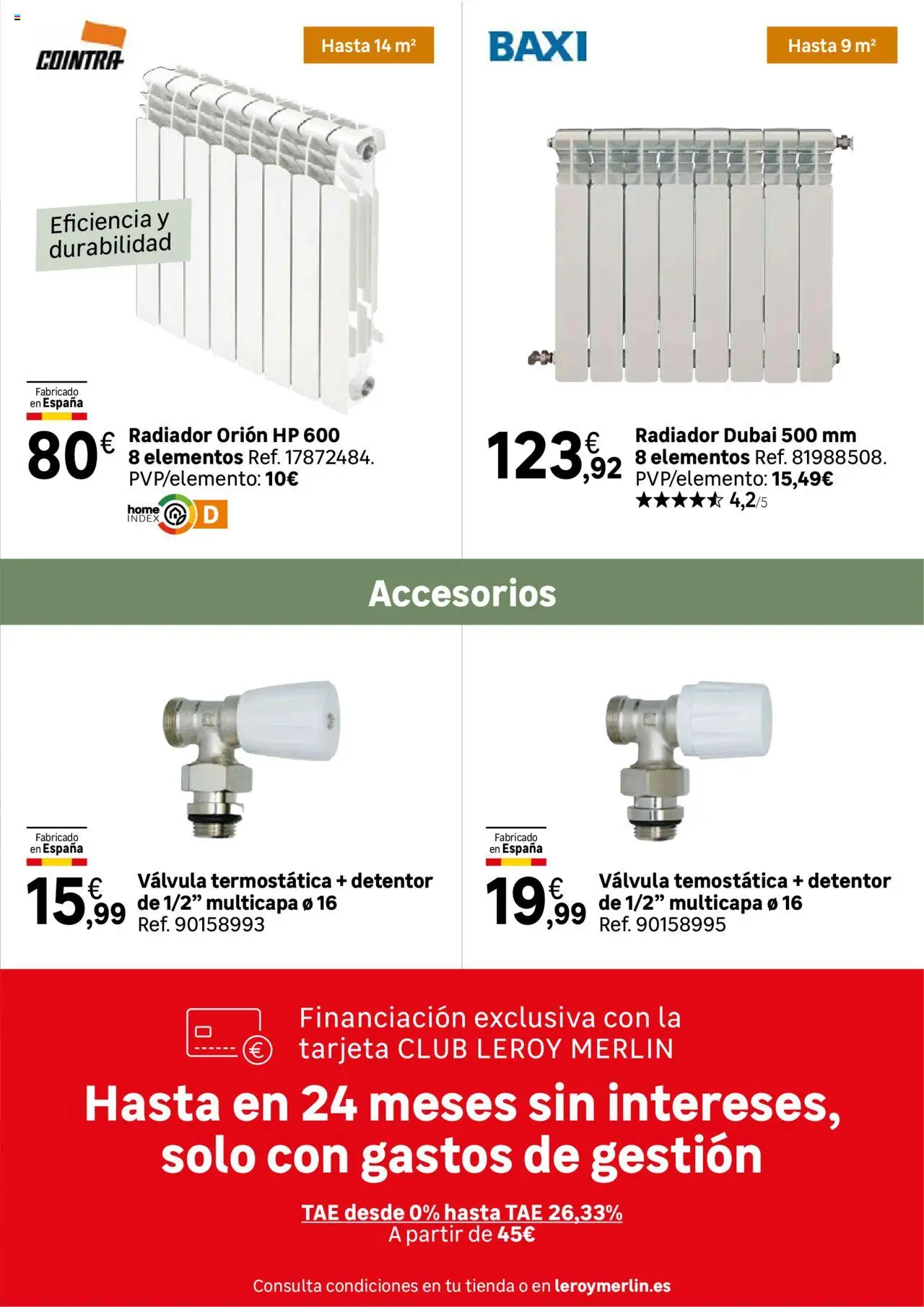Leroy Merlin catálogo │ válido desde el 21.10.2025 | Página: 93 | Productos: Radiador