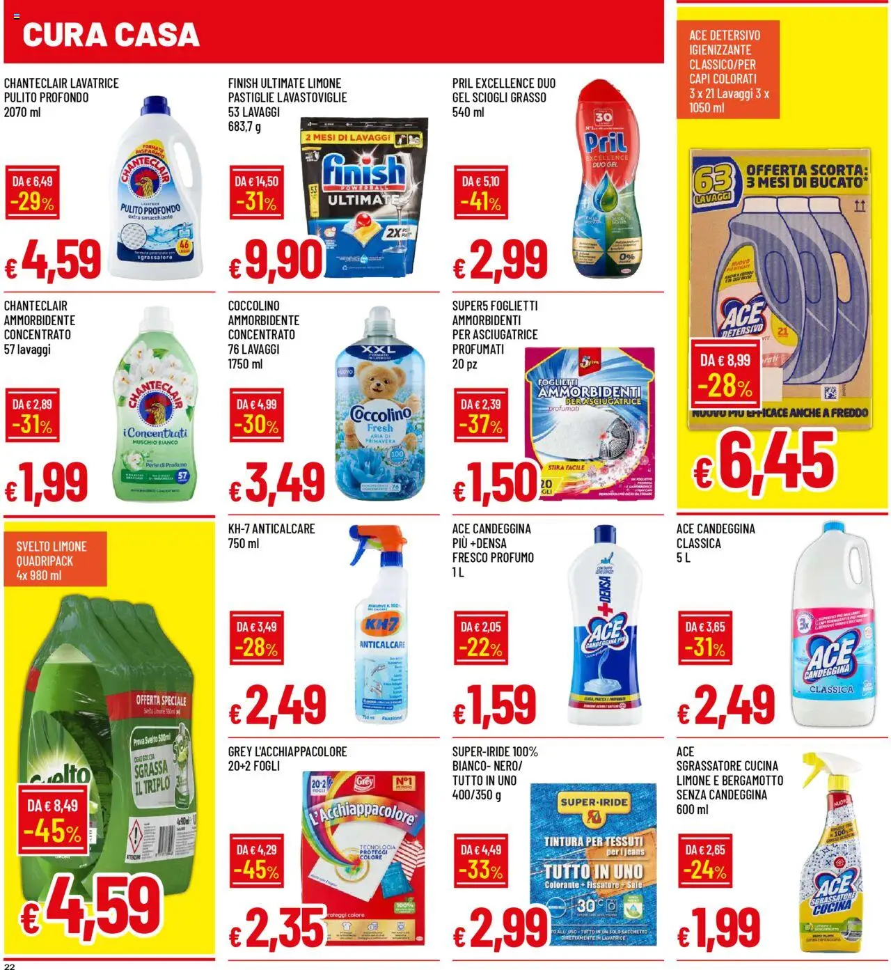 Volantino Galassia del 06.10.2025 | Pagina: 22 | Prodotti: Ammorbidente, Sale, Lavastoviglie, Profumo