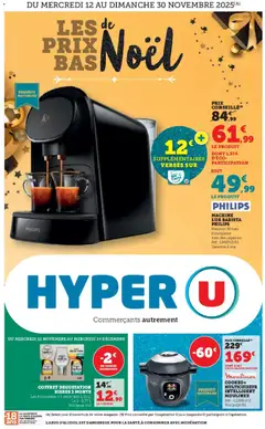 Hyper U - Prévisualisation de Hyper U - Noël à prix bas valide à partir de 12.11.2025