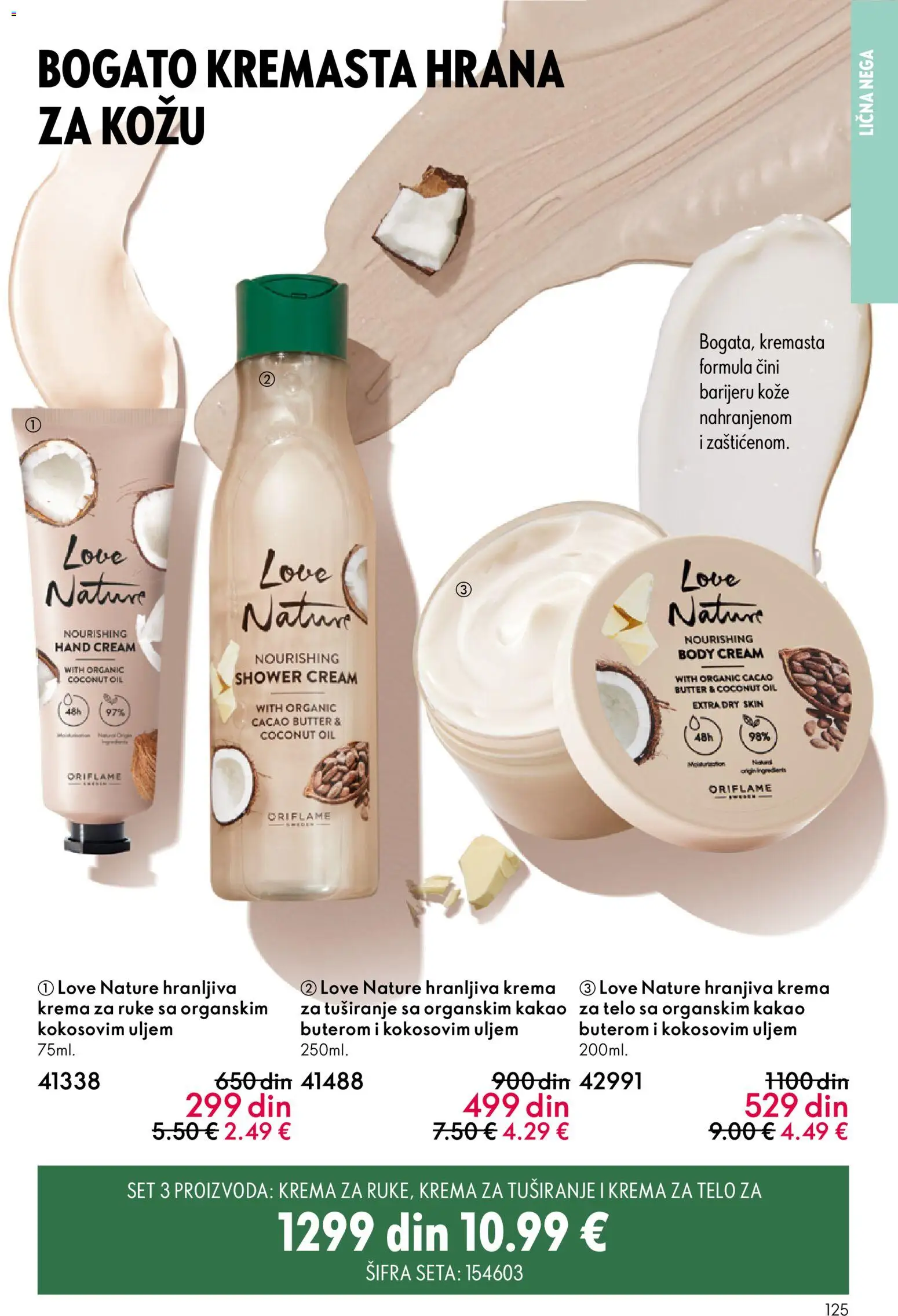 Oriflame katalog - važi od 31.12.2025 | Strana: 125 | Proizvode: Krema, Krema za telo, Krema za ruke