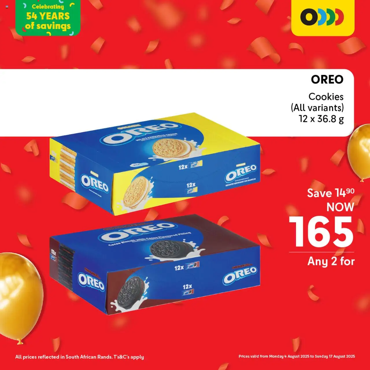 Makro Birthday Deals Sweets │ valid from 04.08.2025 | Page: 11 | Products: Chocolate, Cookies