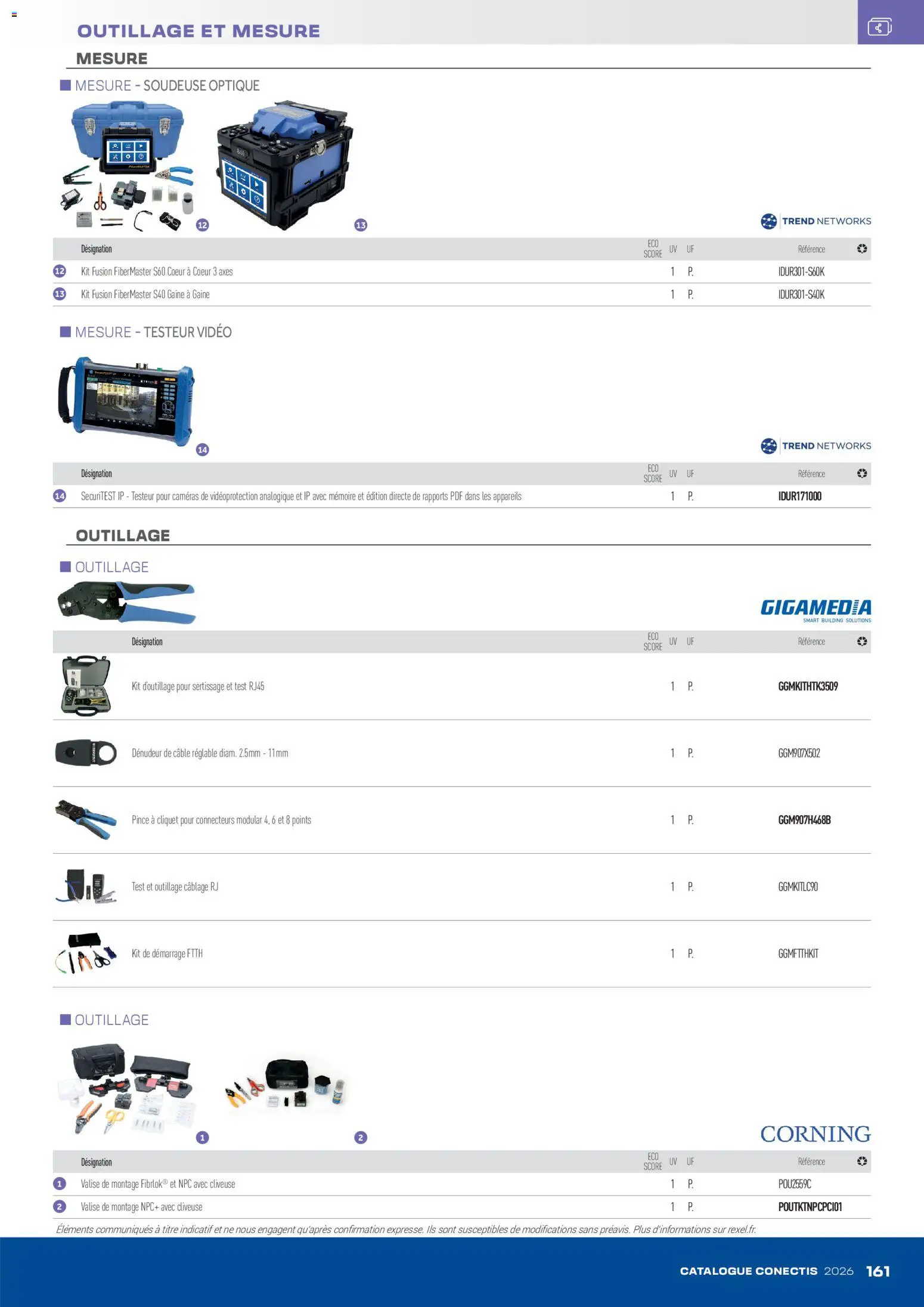 {H1} | Page: 161 | Produits: Vidéo, Câble, Valise