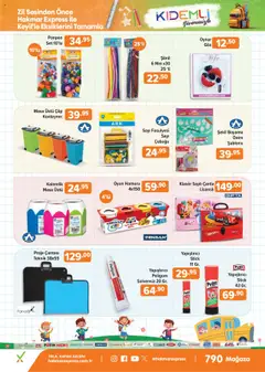 21.08.2025 tarihinden itibaren geçerli olan Hakmar Express kataloğu önizlemesi | Sayfa: 11 | Ürünler: Masa, Çanta, Kalemlik, Oyun