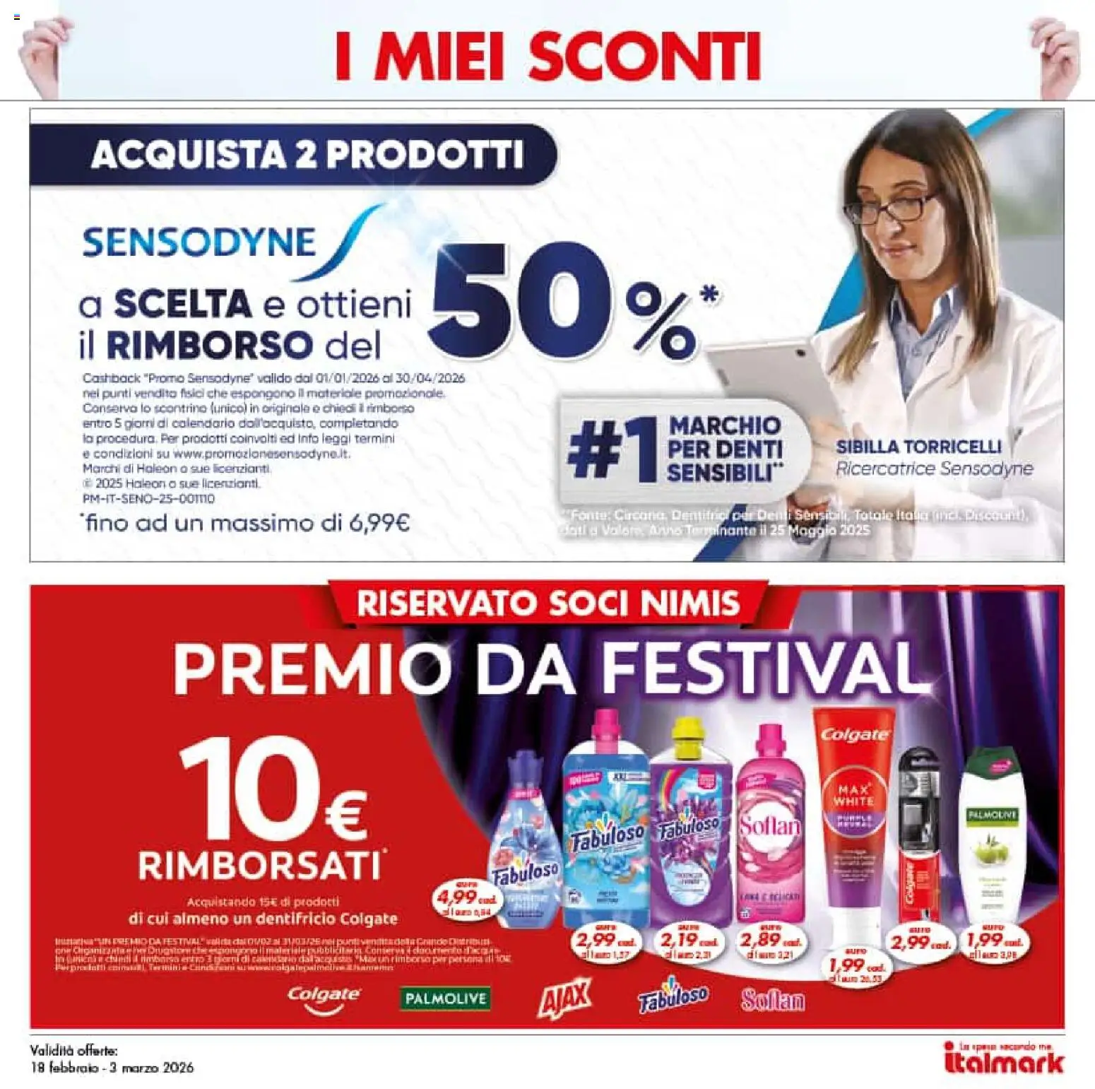 Volantino Italmark del 18.02.2026 | Pagina: 35 | Prodotti: Dentifricio