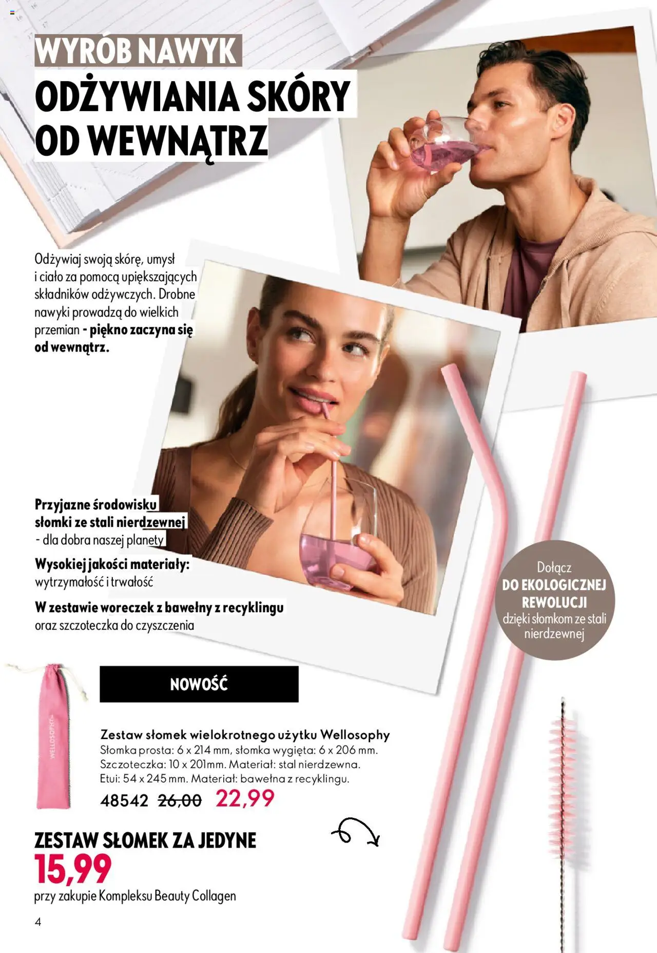 Oriflame Katalog 14 2025 od 01.10.2025 | Strona: 4 | Produkty: Słomki