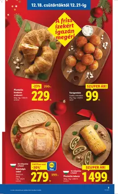 Pisztáciás kovászos croissant, Pistachio sourdough croissant, 80 g - amely érvényes a következő dátumtól: 18.12.2025 | Oldal: 5