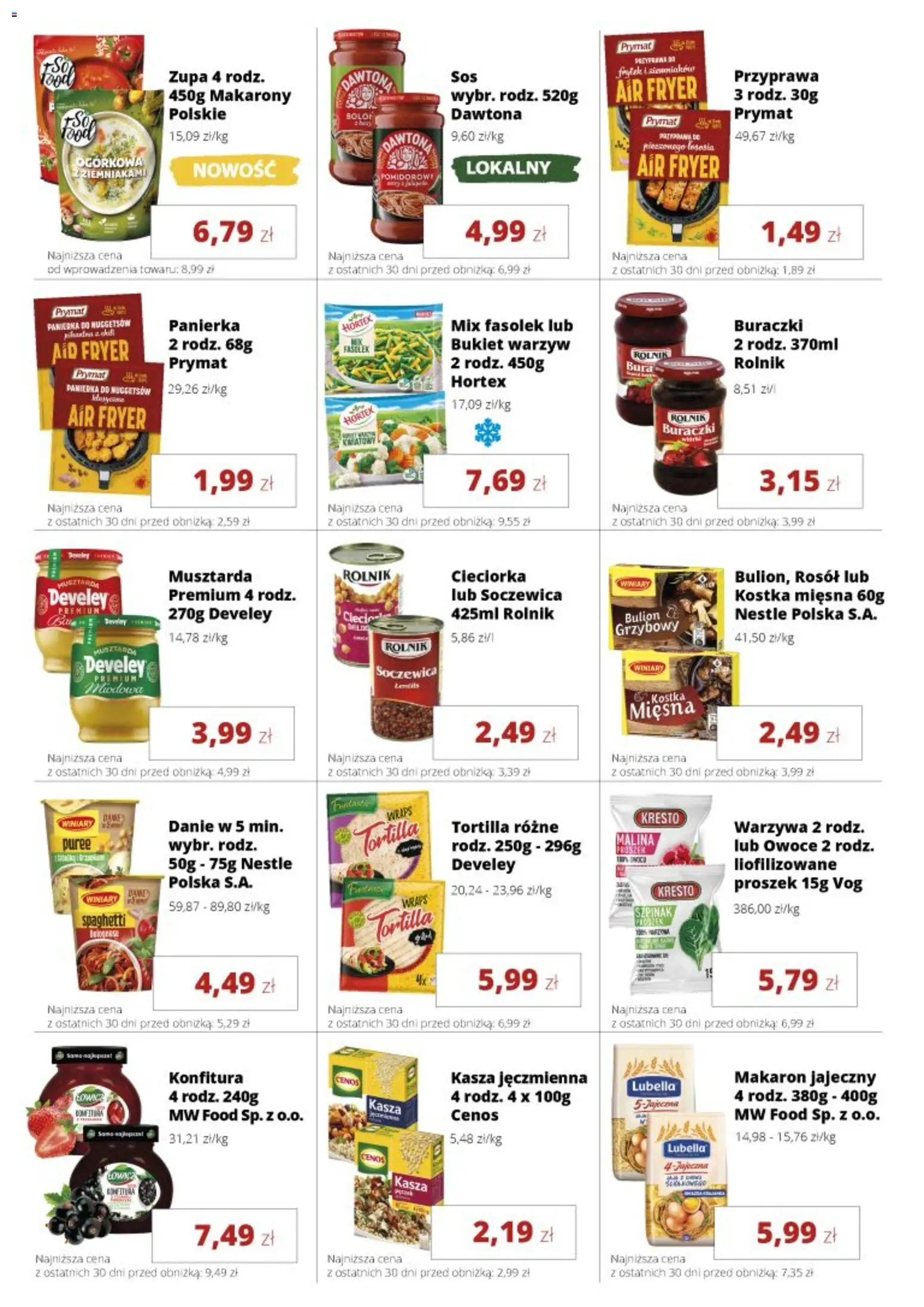 Torimpex Gazetka od 23.02.2026 | Strona: 6 | Produkty: Cieciorka, Musztarda, Makarony, Owoce