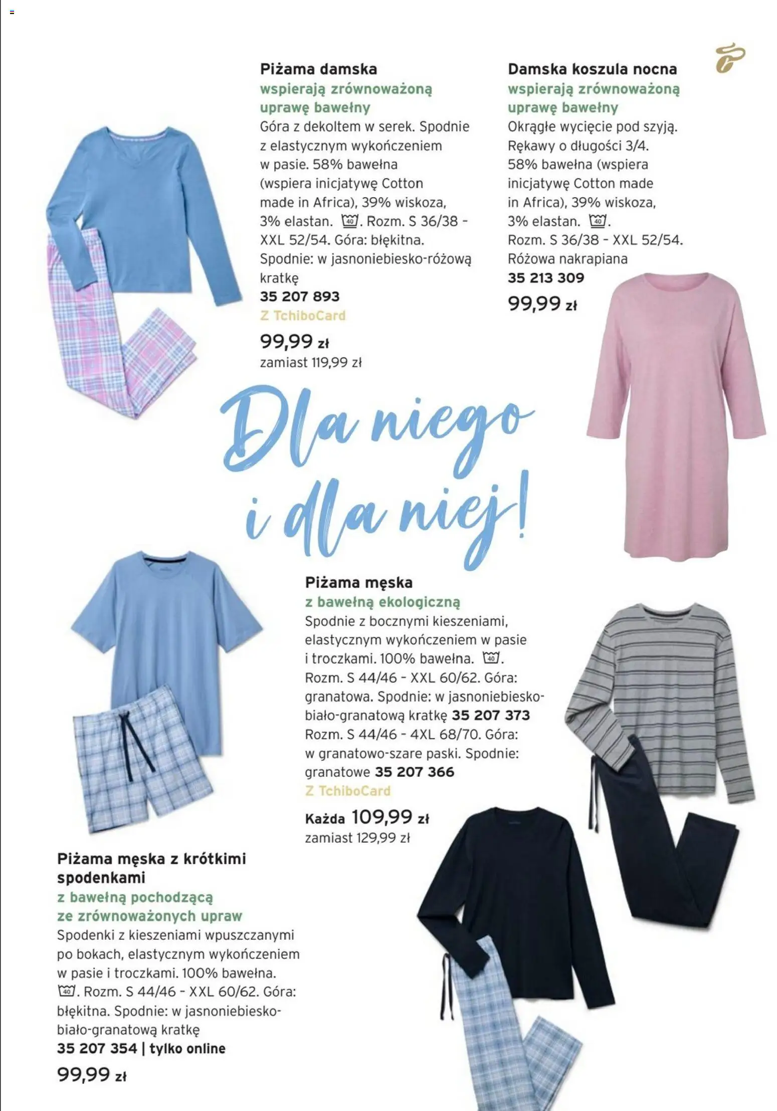 Tchibo promocje od 20.01.2026 | Strona: 3 | Produkty: Koszula, Spodnie, Spodenki, Piżama