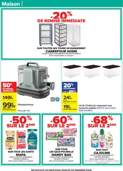 Carrefour - Prévisualisation de Carrefour Un noël pour tous les goûts valide à partir de 11.11.2025 | Page: 38 | Produits: Poubelle, Parfum, Sacs poubelle, Gants