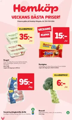 Hemköp erbjudanden - Förhandsvisning av reklamblad från butik Hemköp aktuell från 13.04.2026