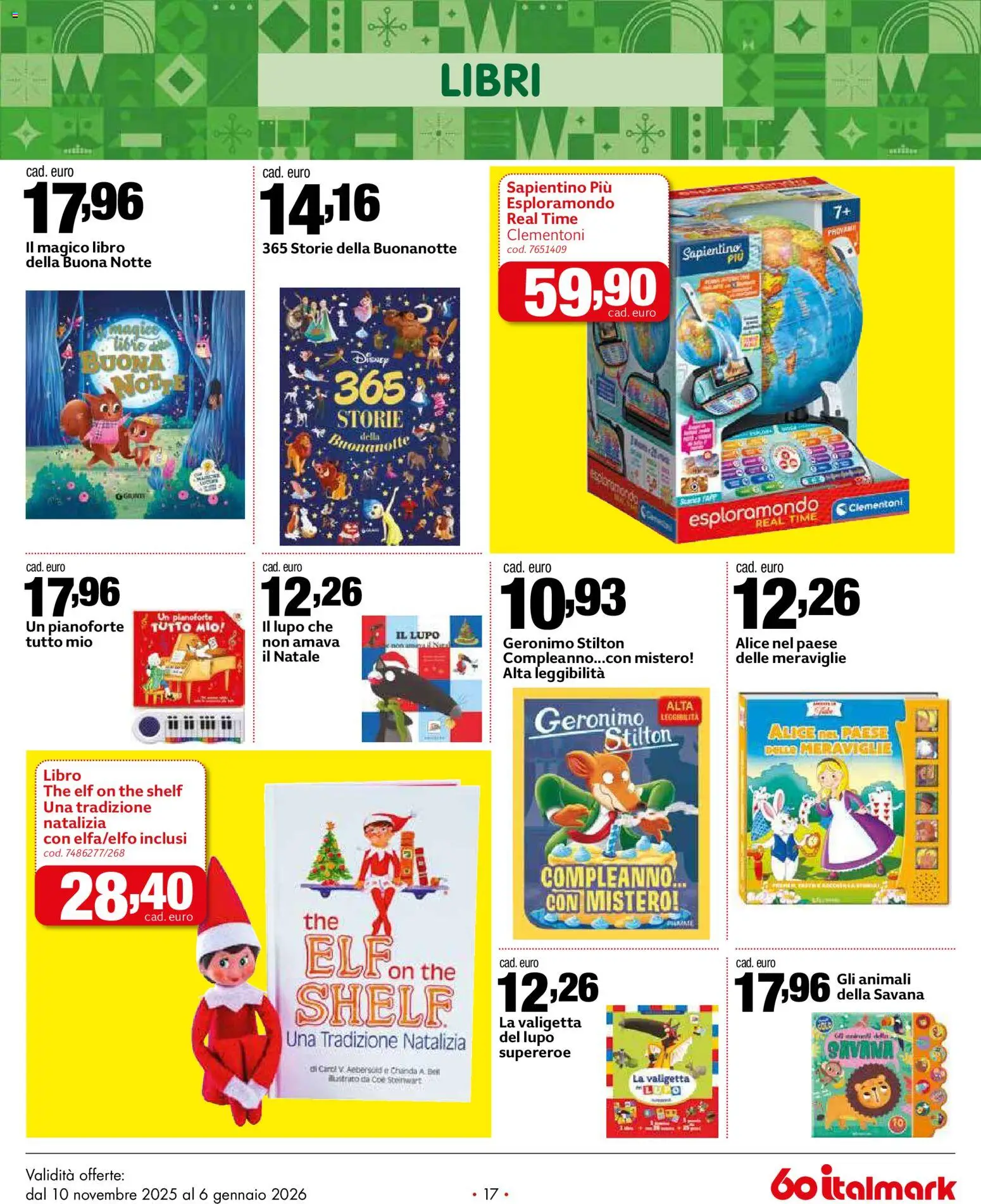 Volantino Italmark del 10.11.2025 | Pagina: 17 | Prodotti: The, Valigetta