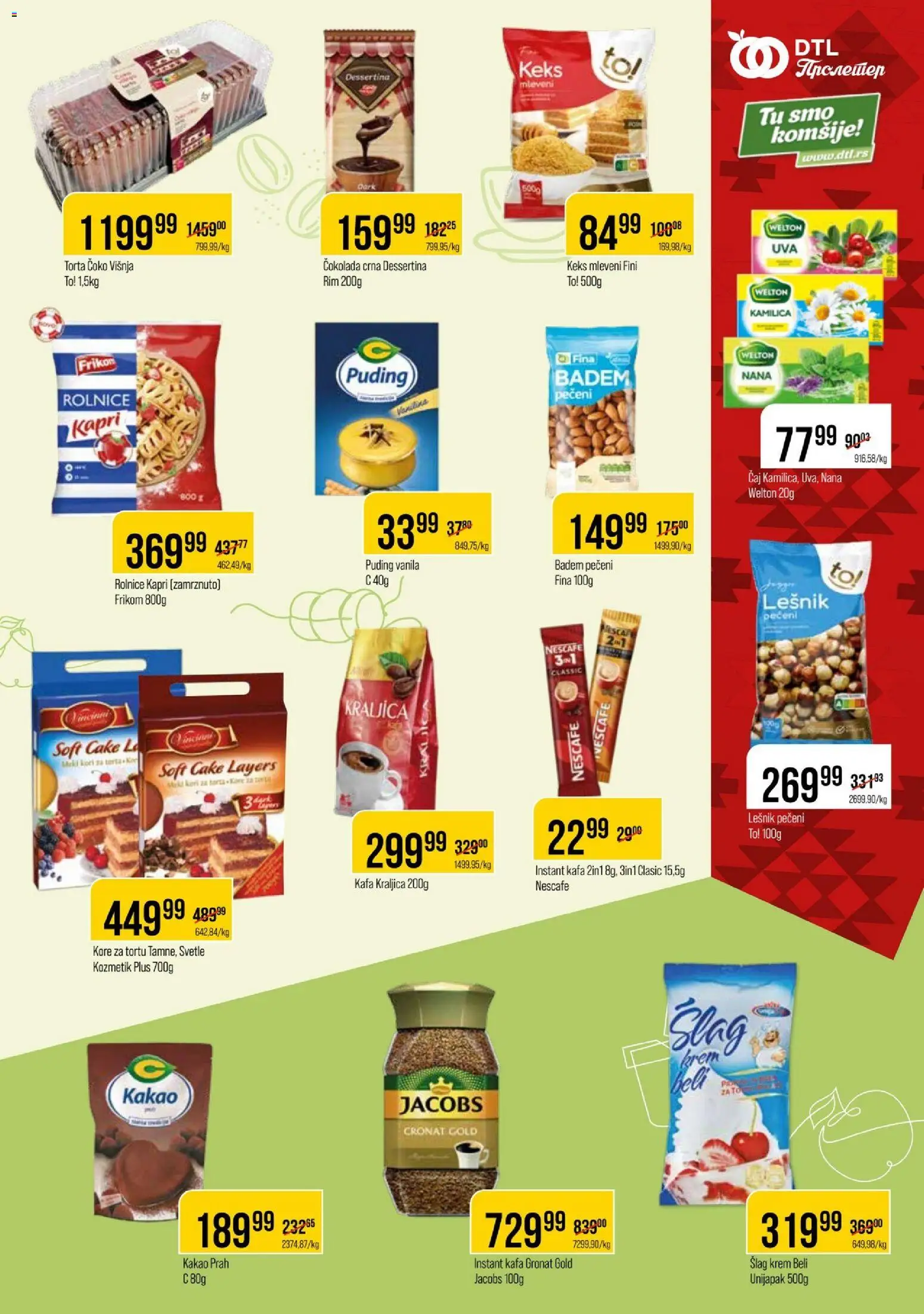 Metalac Proleter katalog - važi od 03.01.2026 | Strana: 7 | Proizvode: Instant kafa, Višnja, Kafa, Čokolada