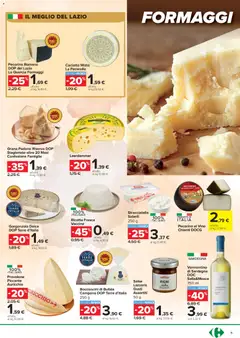 Anteprima del volantino Carrefour volantino Express - Lido di Ostia Levante valido a partire dal 24.03.2026 | Pagina: 5 | Prodotti: Provolone, Grana Padano, Ricotta, Gorgonzola