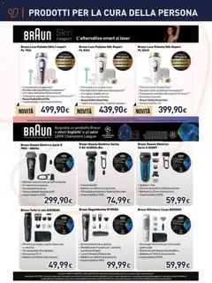 Anteprima del volantino Unieuro volantino Piccoli Elettrodomestici valido a partire dal 03.04.2026 | Pagina: 12 | Prodotti: Rasoio, Regolabarba, Rasoio elettrico, Batteria