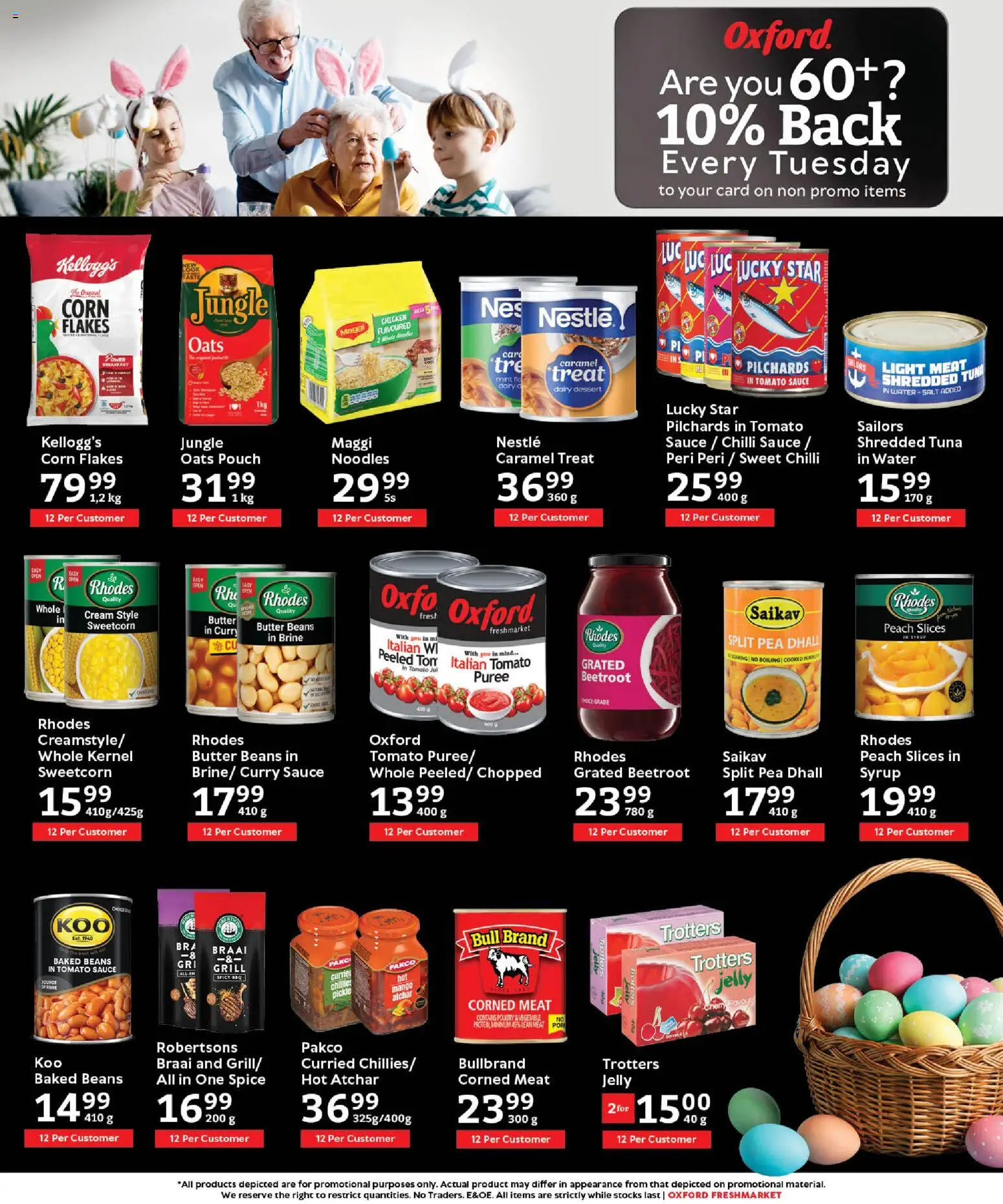 New Oxford Freshmarket catalogue – valid from 25.03.2026 | Page: 9 | Products: Tuna, Peach, Chilli, Pea
