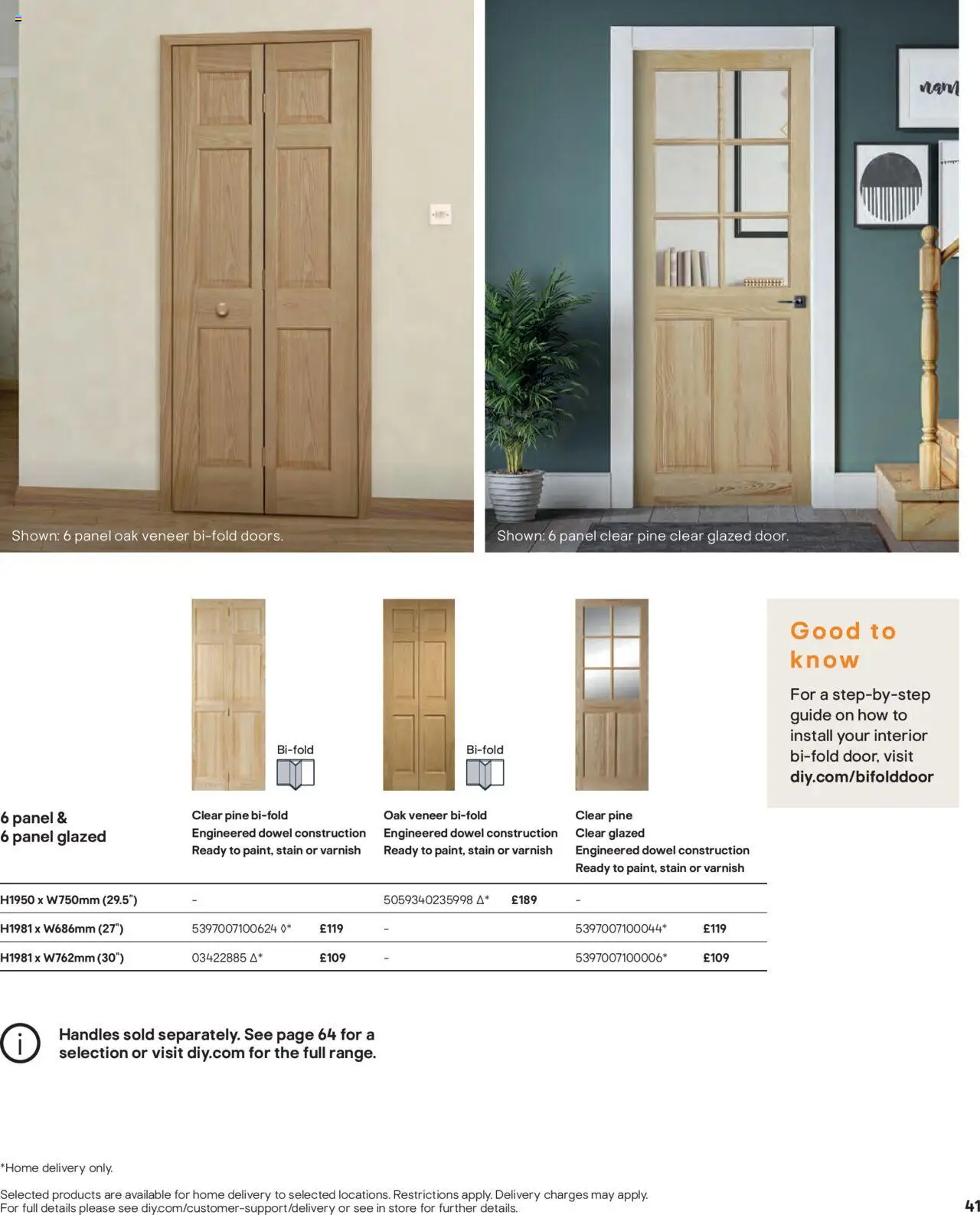 {H1} | Page: 41 | Products: Doors, Handles