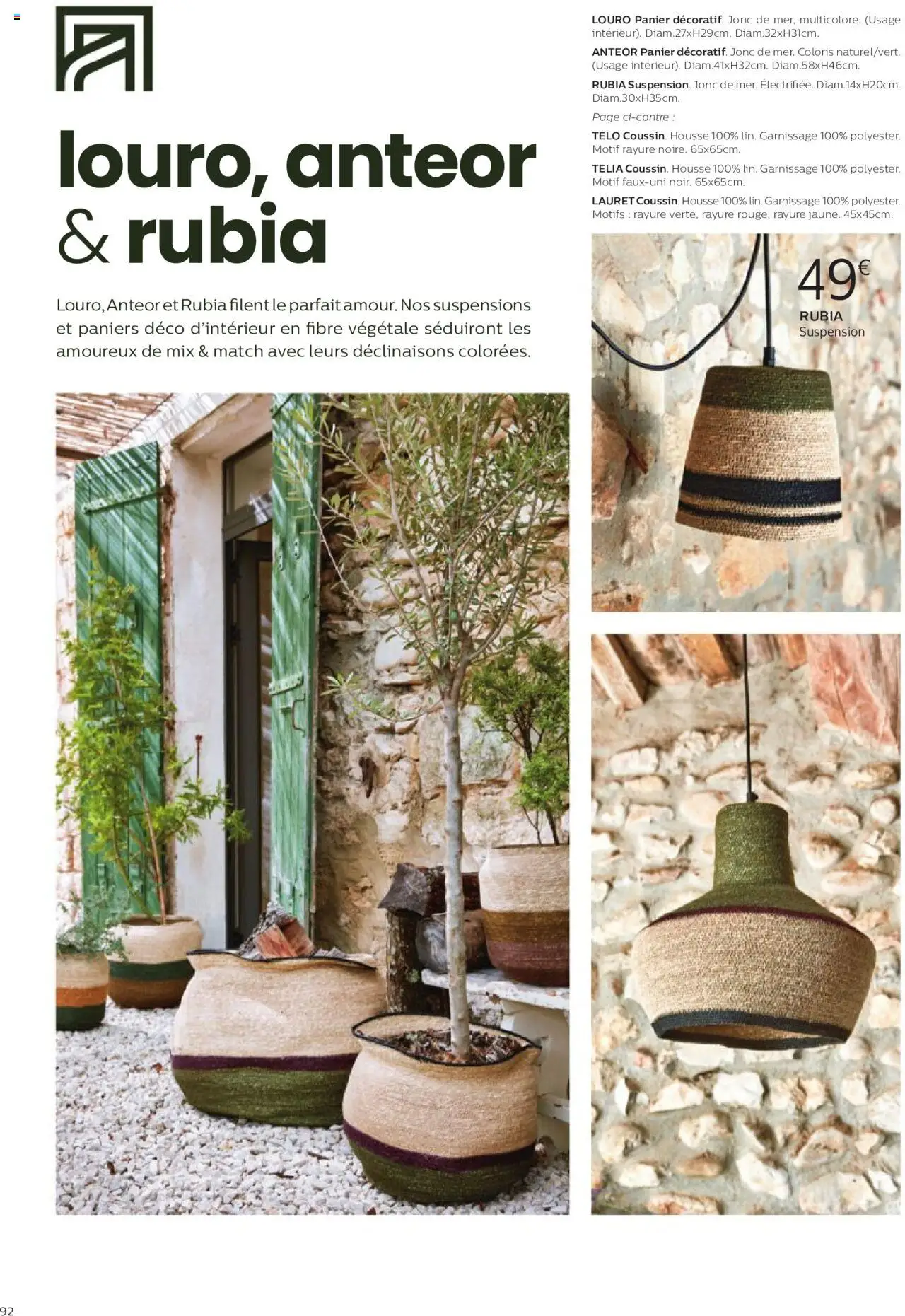 {H1} | Page: 92 | Produits: Panier