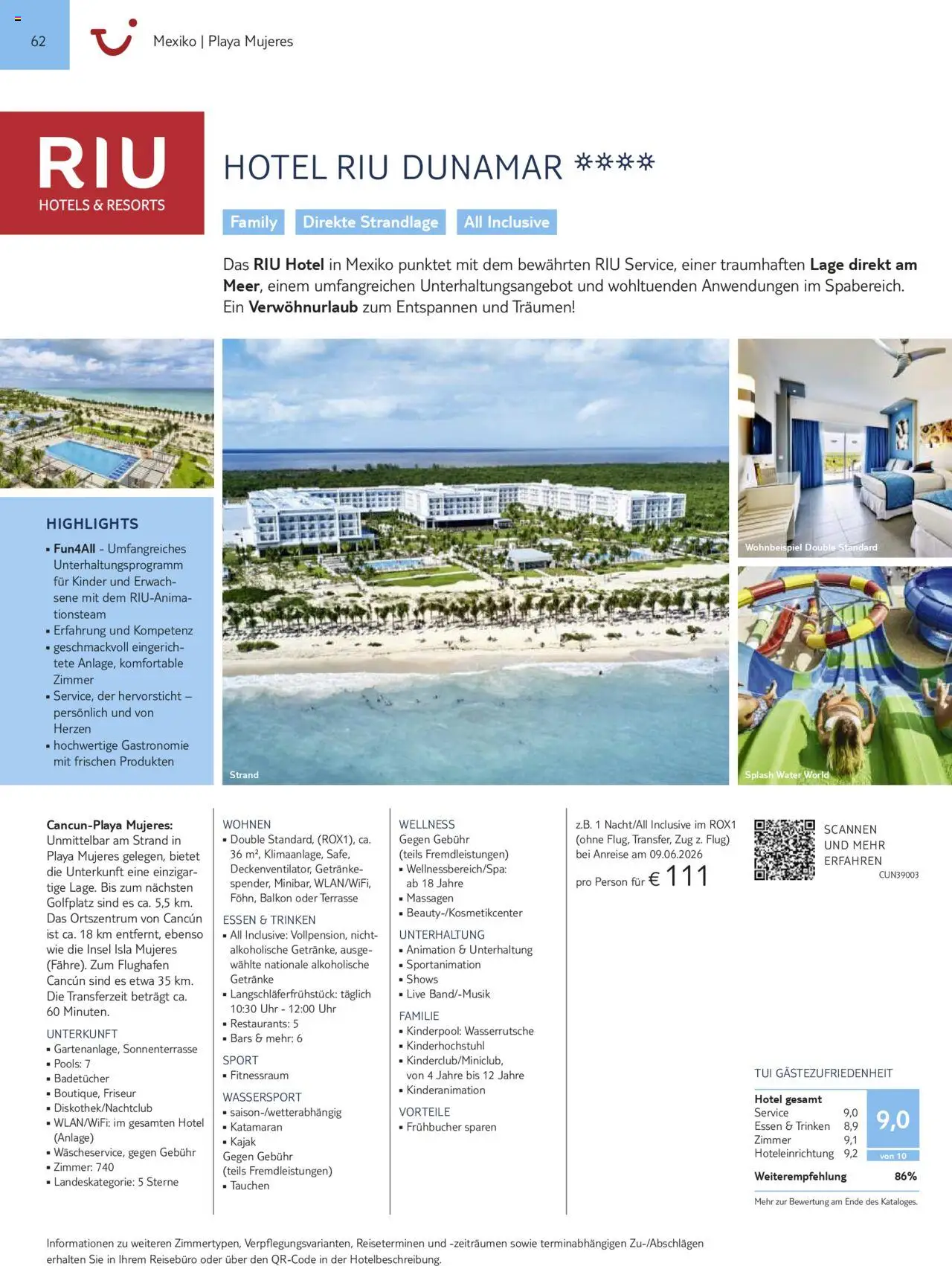 TUI Prospekt Mittelamerika & Karibik 2025/26	 – gültig ab 01.11.2025 | Seite: 62