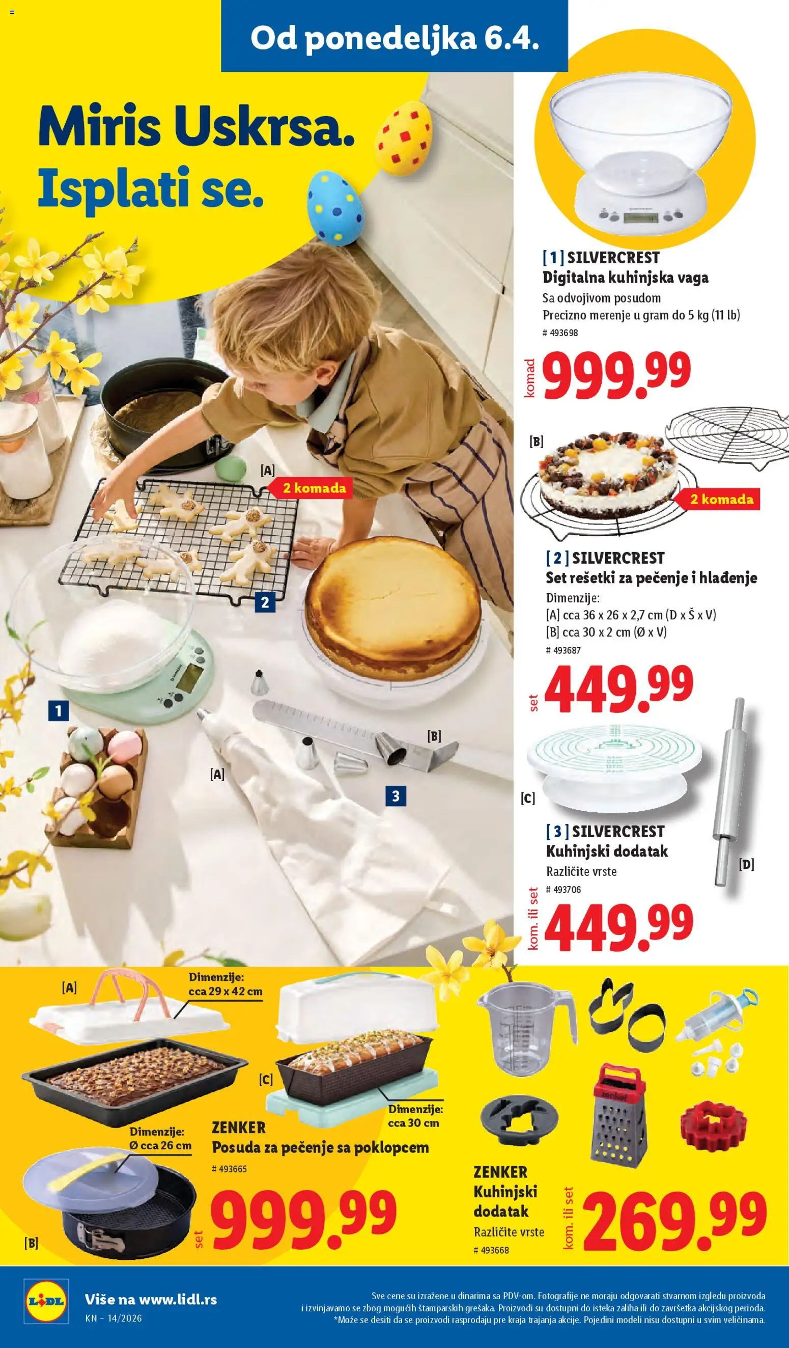 Lidl katalog - važi od 02.04.2026 | Strana: 82 | Proizvode: Silvercrest, Miris, Vaga, Kuhinjska vaga