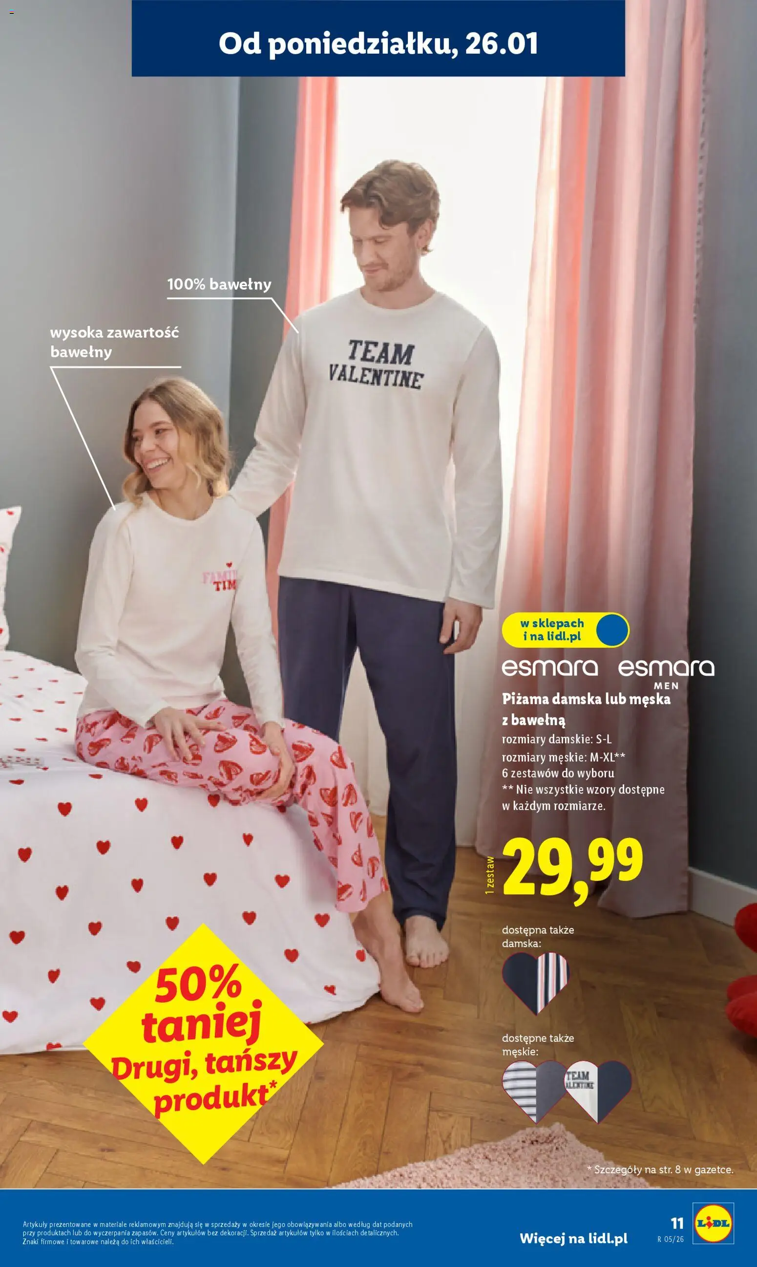 Lidl Katalog od 26.01.2026 | Strona: 11 | Produkty: Piżama