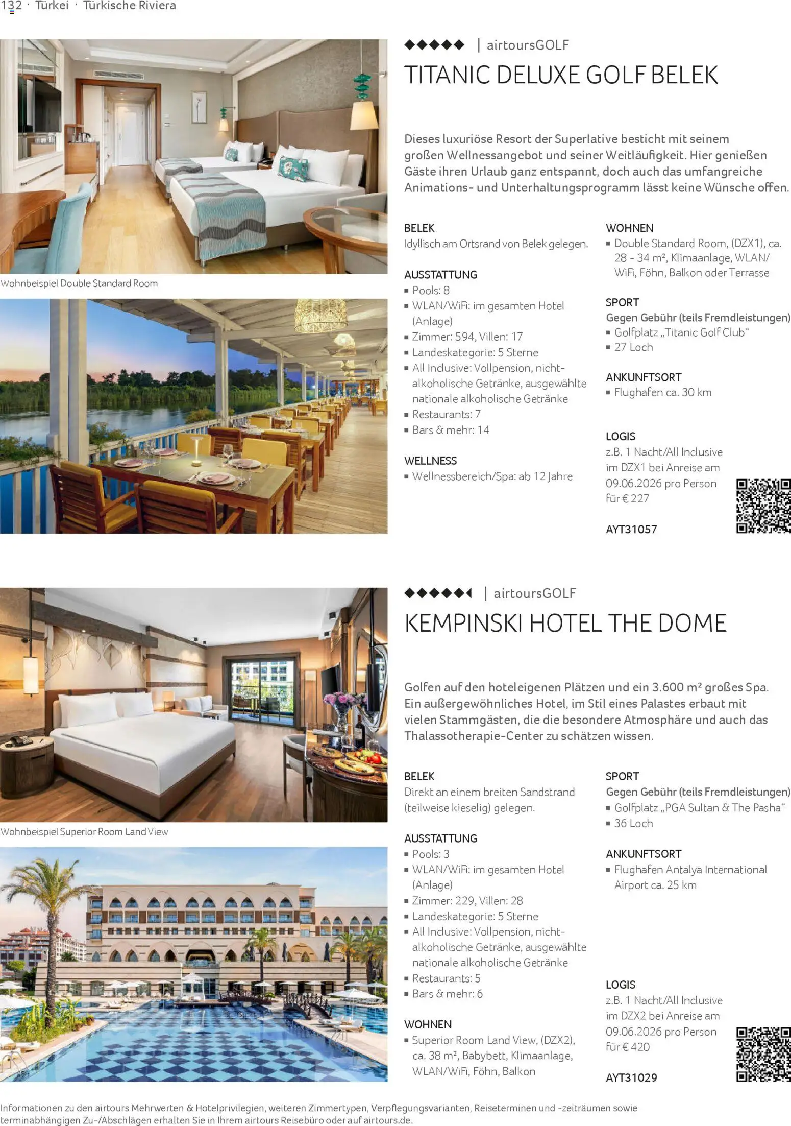 Aida Airtours Erstklassige Europareisen – gültig ab 30.10.2025 | Seite: 132