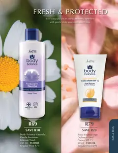 Justine specials catalogue – valid from 01.04.2026 | Page: 81 | Products: Intimate wash, Cream, Hand cream, Soap