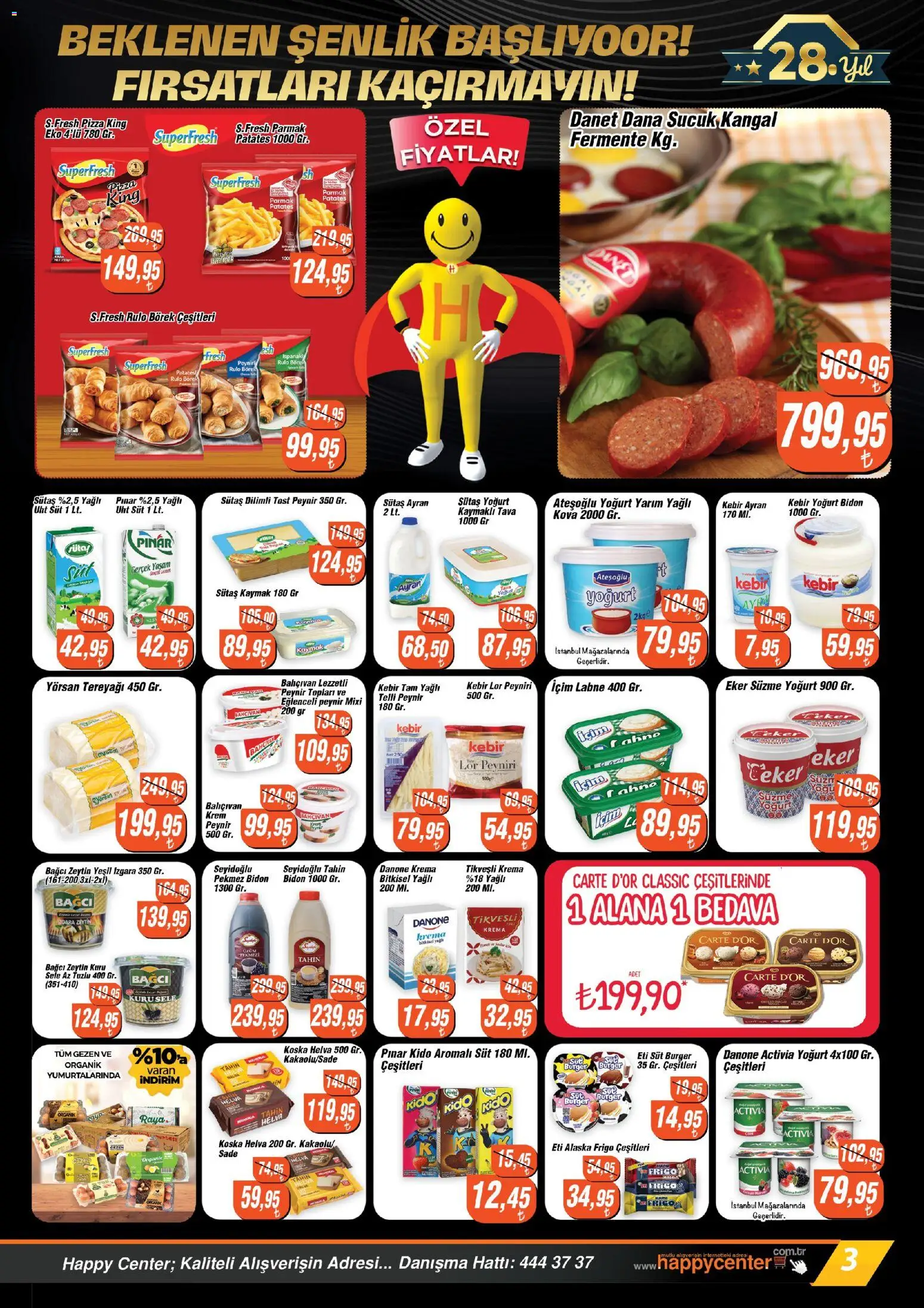Happy Center Black Friday - 05.11.2025 tarihinden itibaren geçerlidir | Sayfa: 2 | Ürünler: Döner, Salam, Zeytin, Sucuk