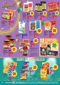 E.leclerc katalog akcije – veljaven od 22.10.2025 | Stran: 18 | Izdelki: Paprika, Juha, Zdrob, Brocha