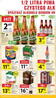 Intermarche Gazetka od 17.07.2025 | Strona: 33 | Produkty: Piwo żubr, Piwo, Somersby