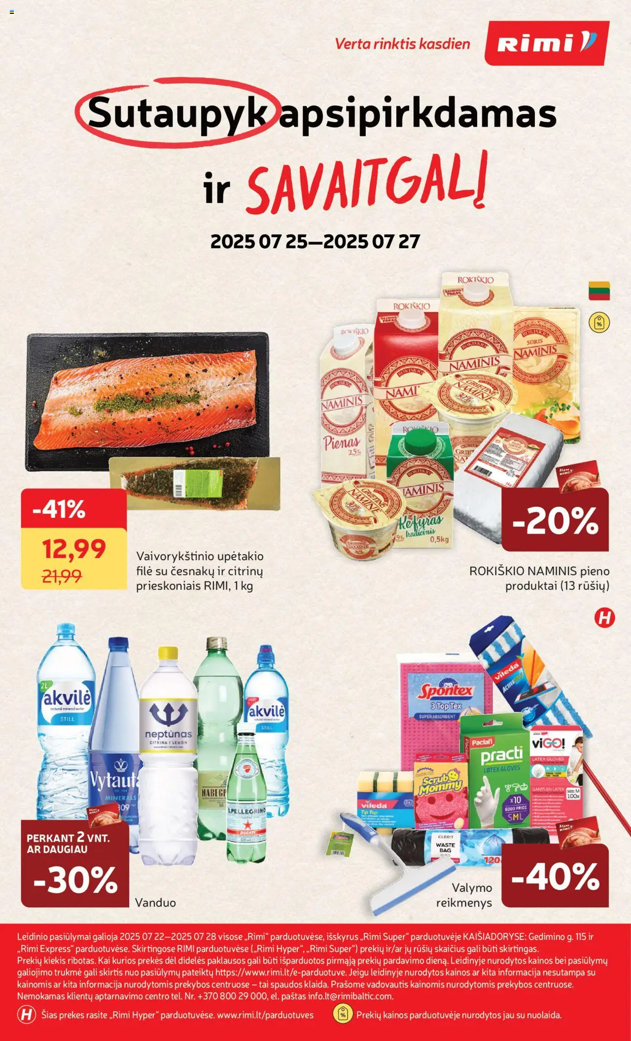 Rimi - Leidinys│galioja nuo 22.07.2025 | Puslapis: 33 | Prekių: Pienas, Grietinė
