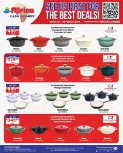 Africa Cash & Carry specials catalogue – valid from 12.03.2026 | Page: 28 | Products: Iron, Alicate de unhas, Cream, Salt