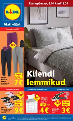 Lidl kliendilehe eelvaade alates 06.04.2026