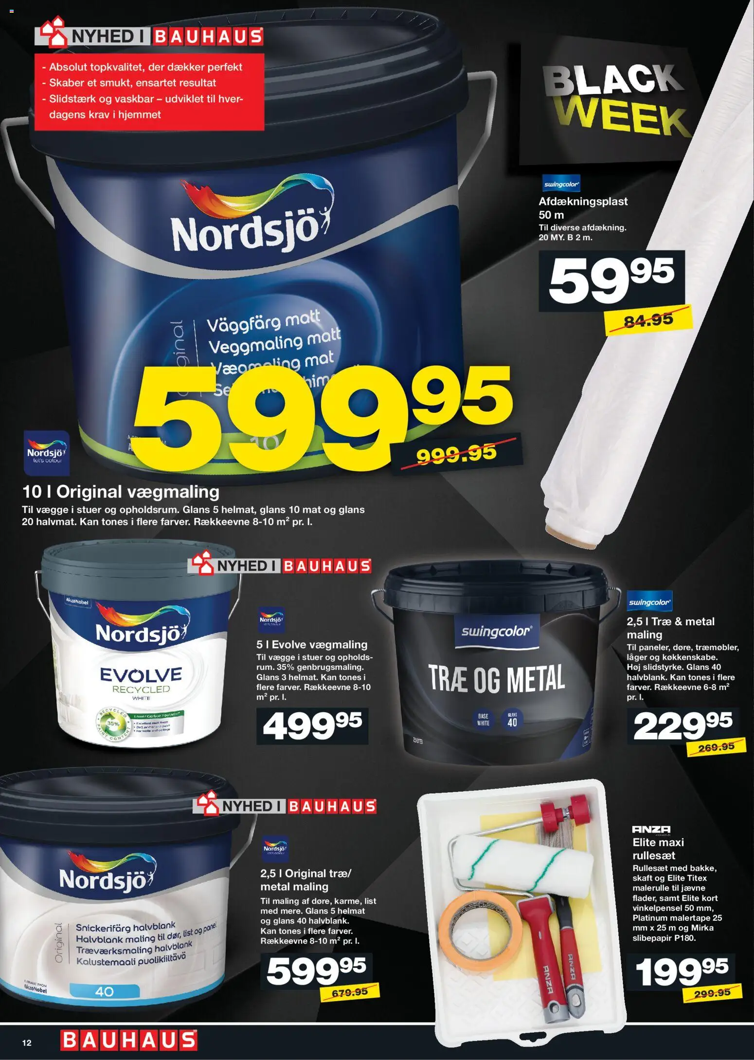 Bauhaus tilbudsavis – gyldig fra 26.11.2025 | Side: 12 | Produkter: Maling