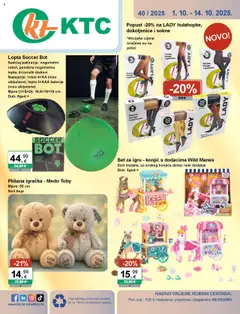 Katalog igračke i tekstil KTC - Pregled kataloga iz trgovine KTC, vrijedi od 01.10.2025