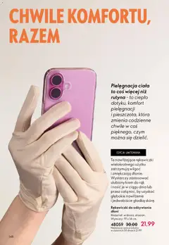 Pogląd oferty "Oriflame Katalog 7 2026" - ważna od 06.05.2026 | Strona: 148 | Produkty: Rękawiczki, Krem do rąk, Krem