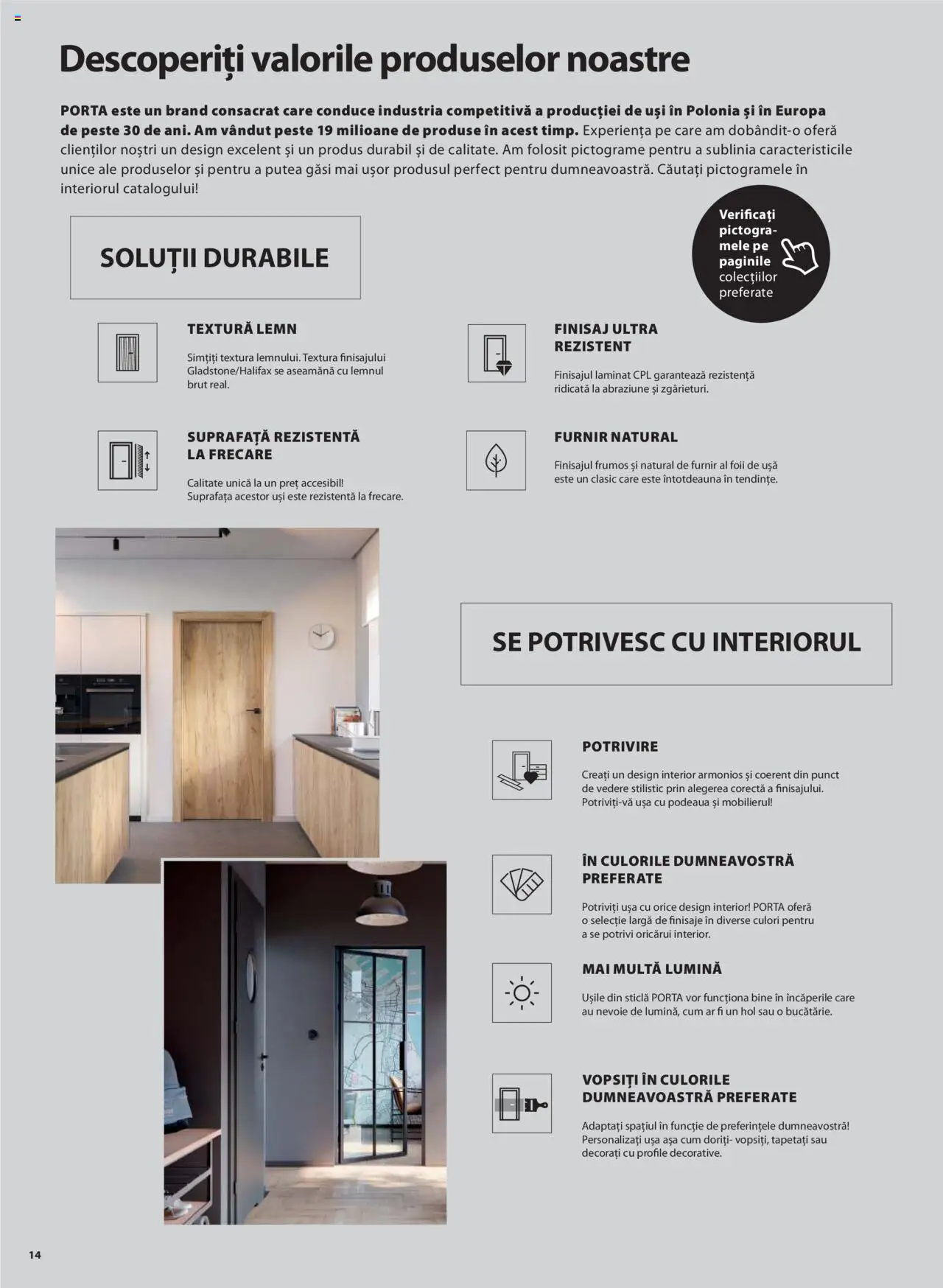 Noul catalog Proges – valabil de la 01.05.2025 | Pagină: 14 | Produse: Tavuk suyu, Pește, Ușă