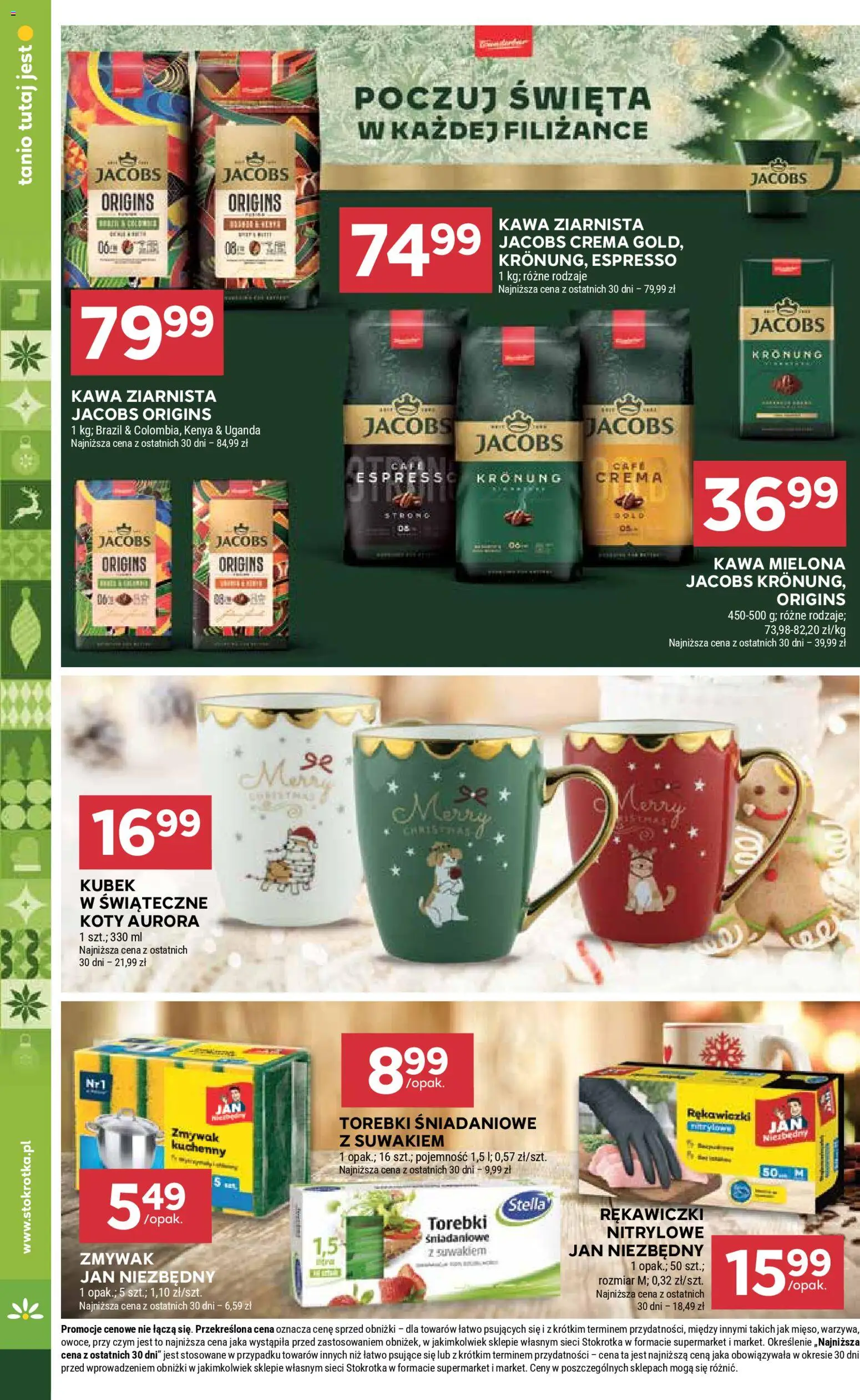 Stokrotka Gazetka - Market od 18.12.2025 | Strona: 24 | Produkty: Stokrotka, Kawa, Torebki, Warzywa