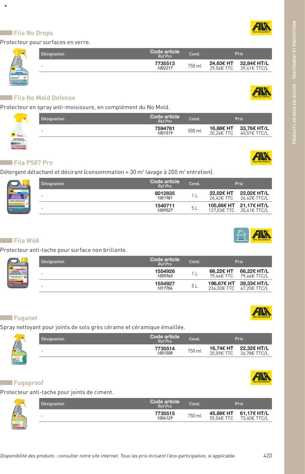  | Page: 423 | Produits: Détachant, Détergent