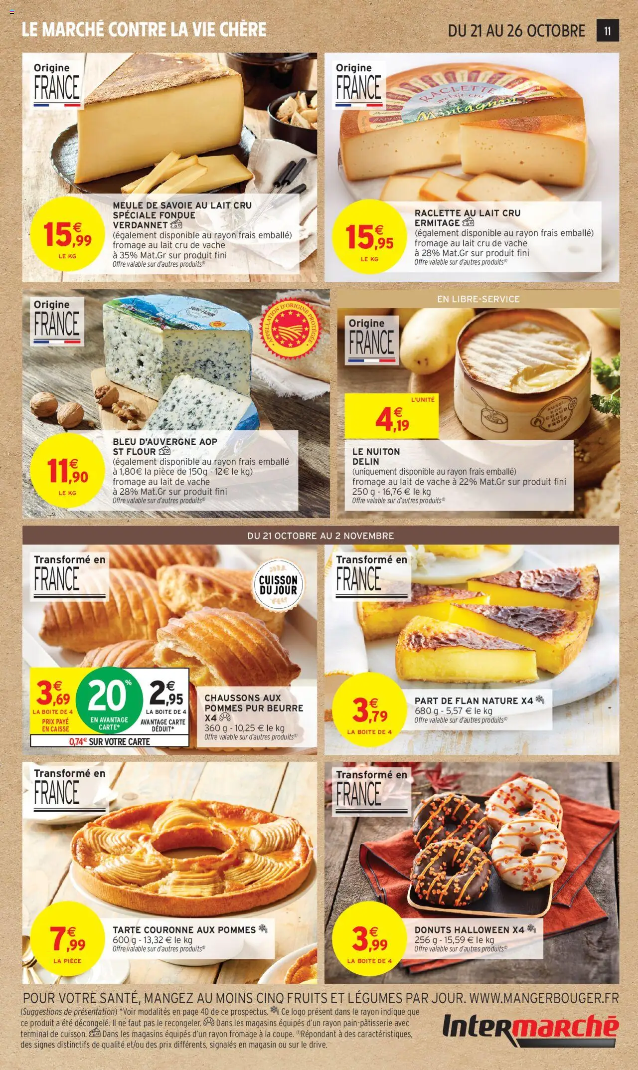 {H1} | Page: 11 | Produits: Raclette, Lait, Beurre, Fromage