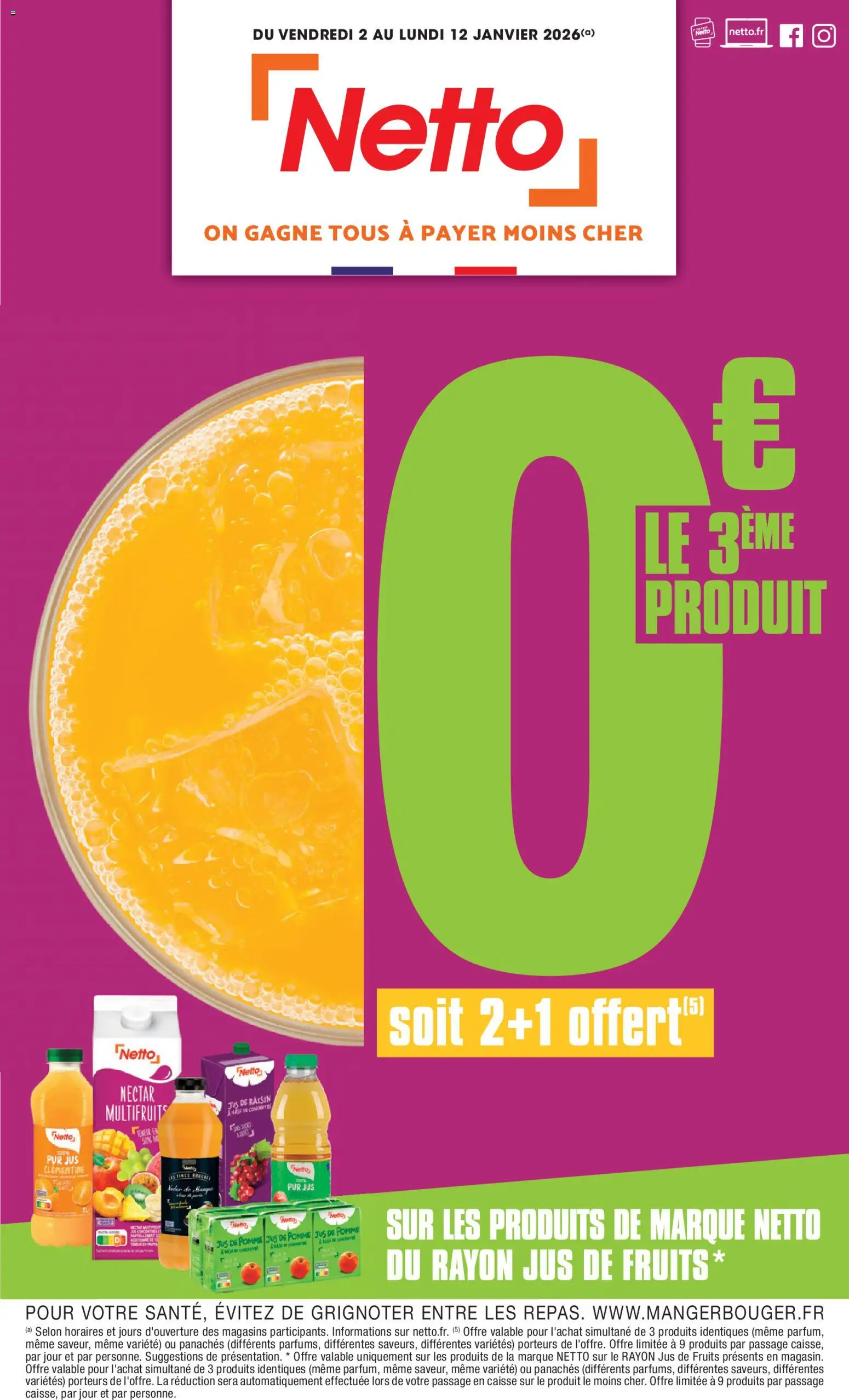 {H1} | Page: 1 | Produits: Pomme, Raisin, Jus de pomme, Jus