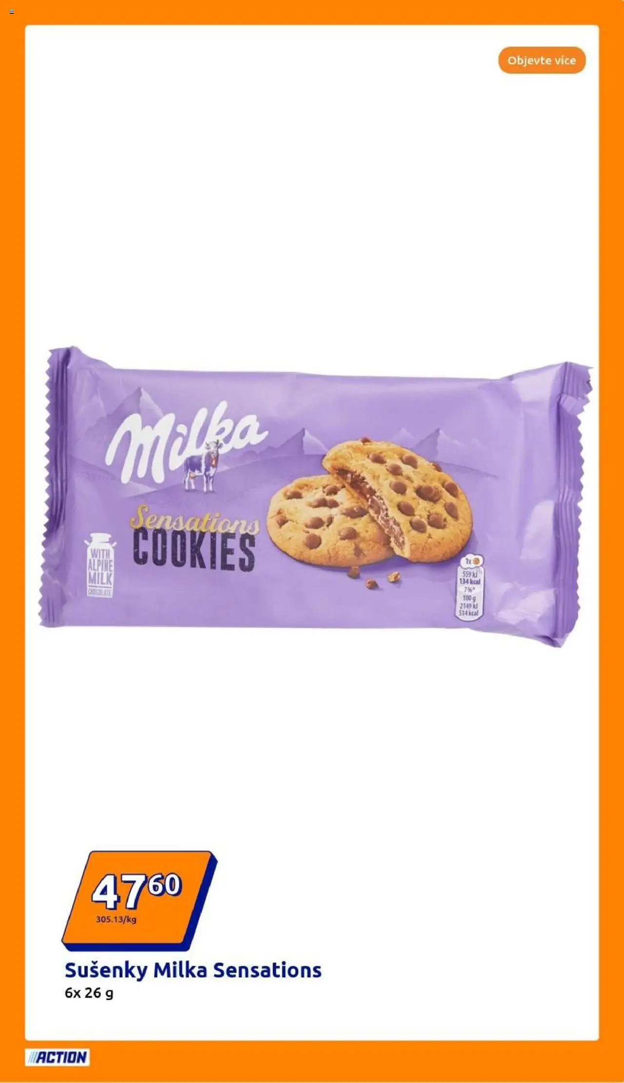 Action leták od 06.08.2025 | Strana: 3 | Produkty: Milka, Cookies, Sušenky