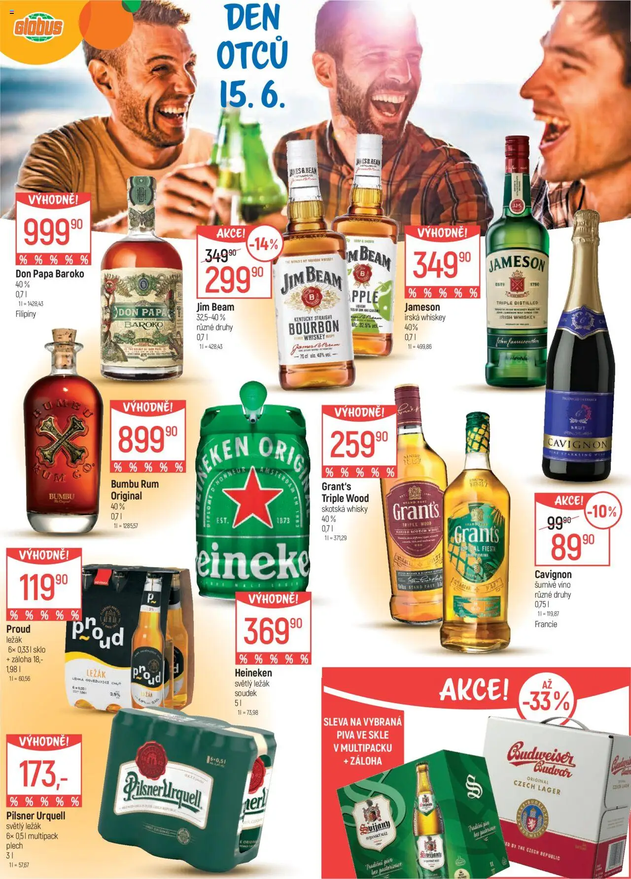 Globus leták - Olomouc od 11.06.2025 | Strana: 17 | Produkty: Šumivé víno, Plech, Bumbu Rum, Pilsner Urquell