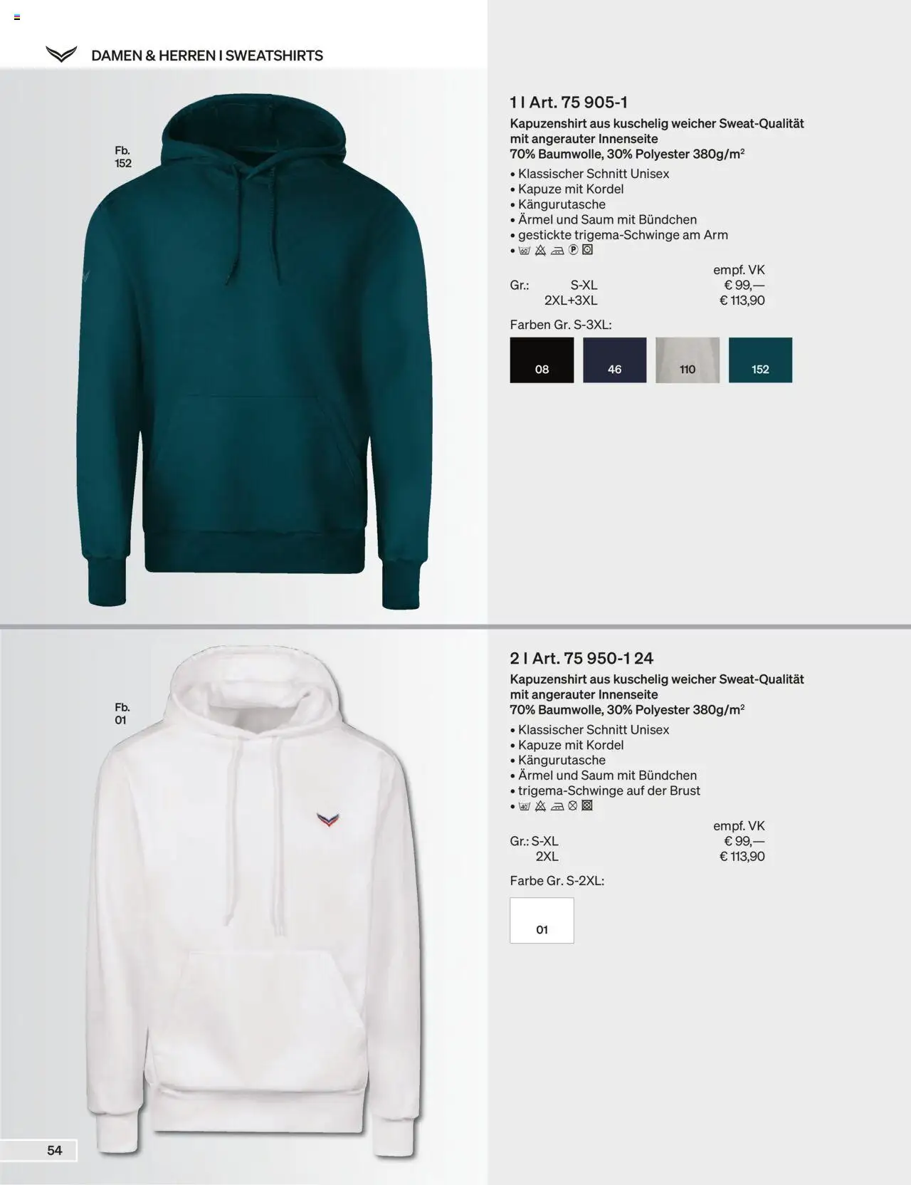 Trigema Prospekt 	 – gültig ab 01.09.2025 | Seite: 54