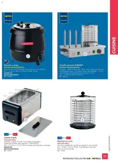 METRO - Prévisualisation de METRO - #CHR Équipement valide à partir de 01.01.2025 | Page: 71 | Produits: Soupe, Poids, Cuiseur, Œufs