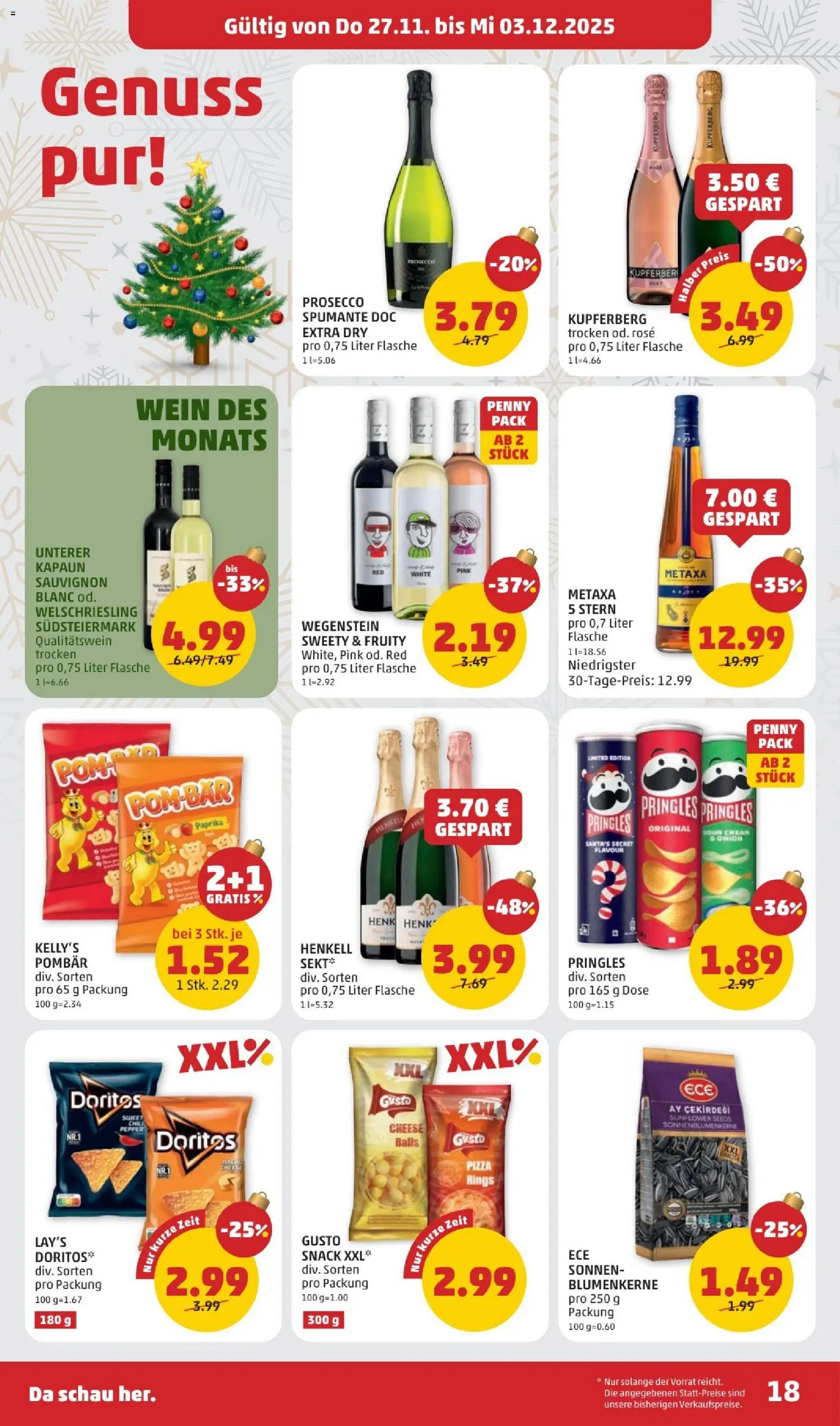 Penny Markt - Black Friday gültig ab 27.11.2025 | Seite: 18 | Produkte: Pizza, Wein