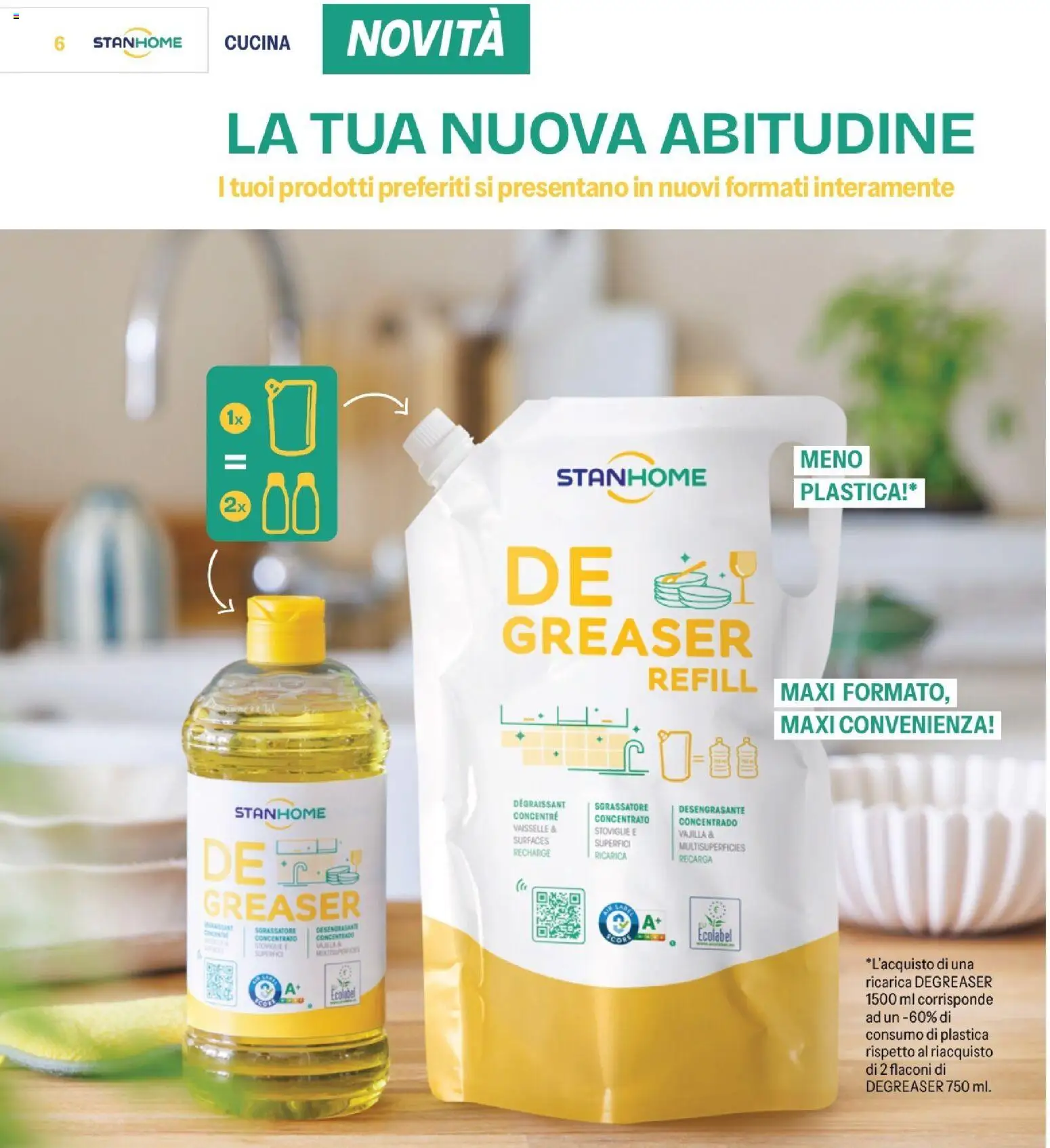 Volantino Stanhome del 08.01.2026 | Pagina: 6 | Prodotti: Sgrassatore